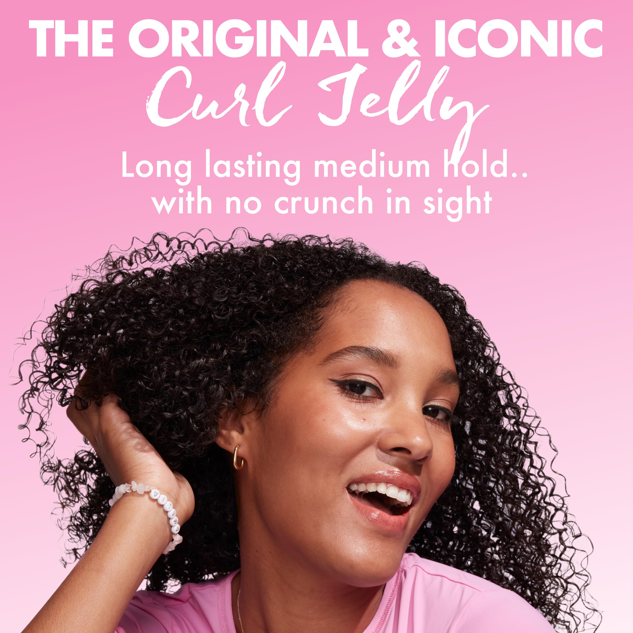 Umberto Giannini Curl Jelly Scrunching Jelly Bundle, Vegan & Cruelty Free Frizz Solution Gel for Curly or Wavy Hair, 200 ml (2 Pack)