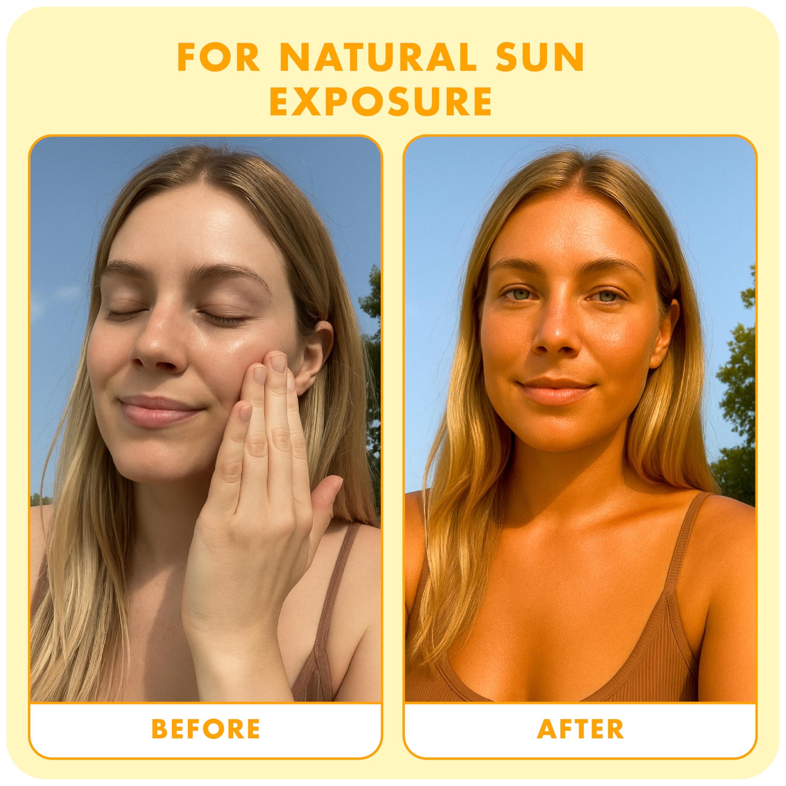 Zhuzh! Tan Accelerator Refill - Large Bottle with Shea Butter - Non Greasy Sun Cream Suitable for Sunbeds - Family-Friendly Tanning Accelerator for a Natural Glow