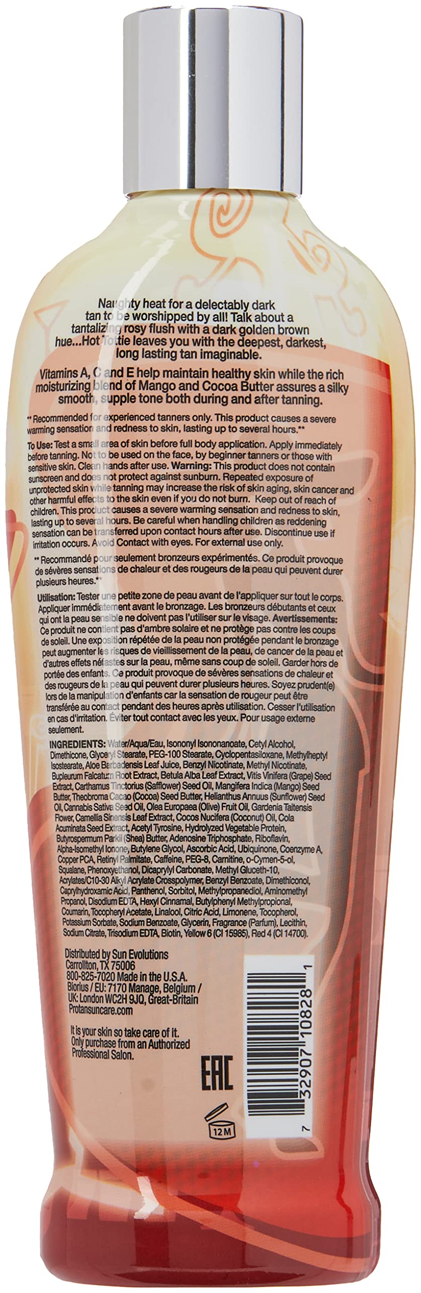 Pro Tan Hot Tottie Hot Action Dark Tanning Lotion - 250 ml
