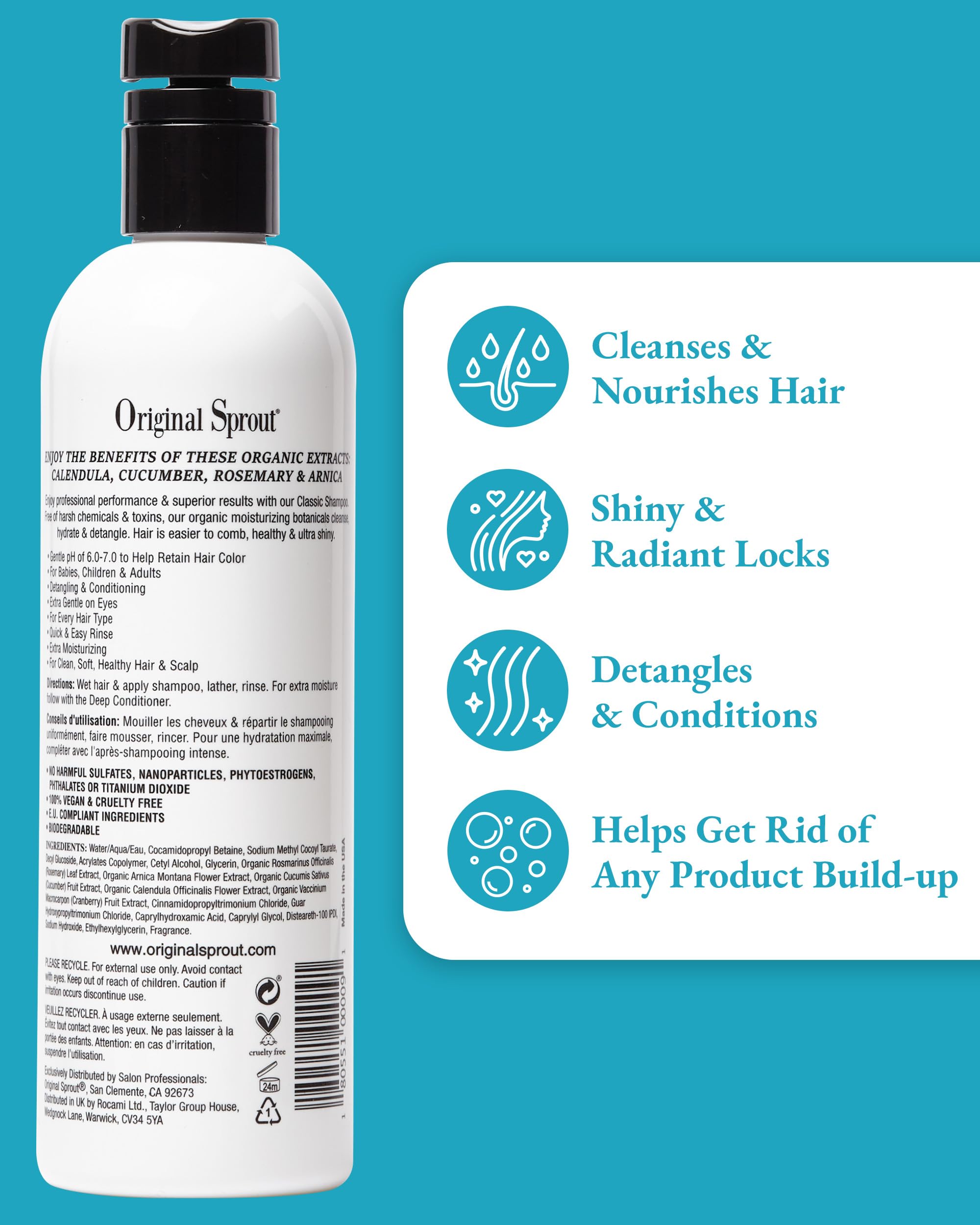 Original Sprout Sulphate Free Classic Shampoo, 354ml