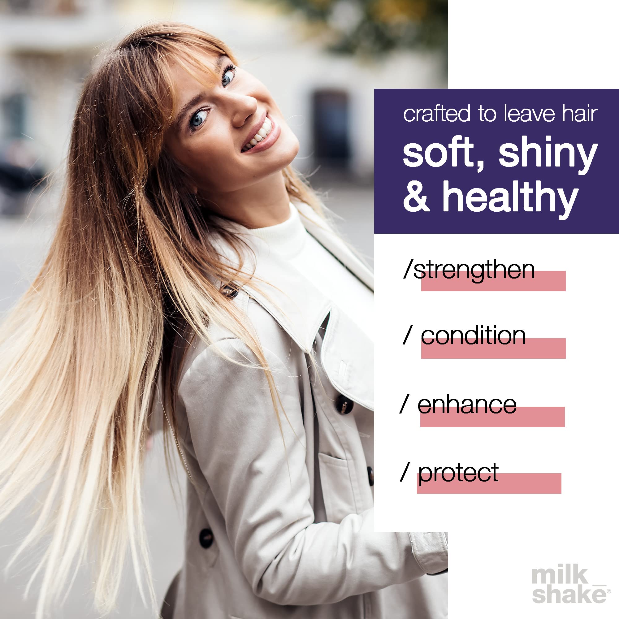 milk_shake Silver Shine Whipped Cream No-Rinse Creamy Conditioning Foam, 6.8 Fl Oz