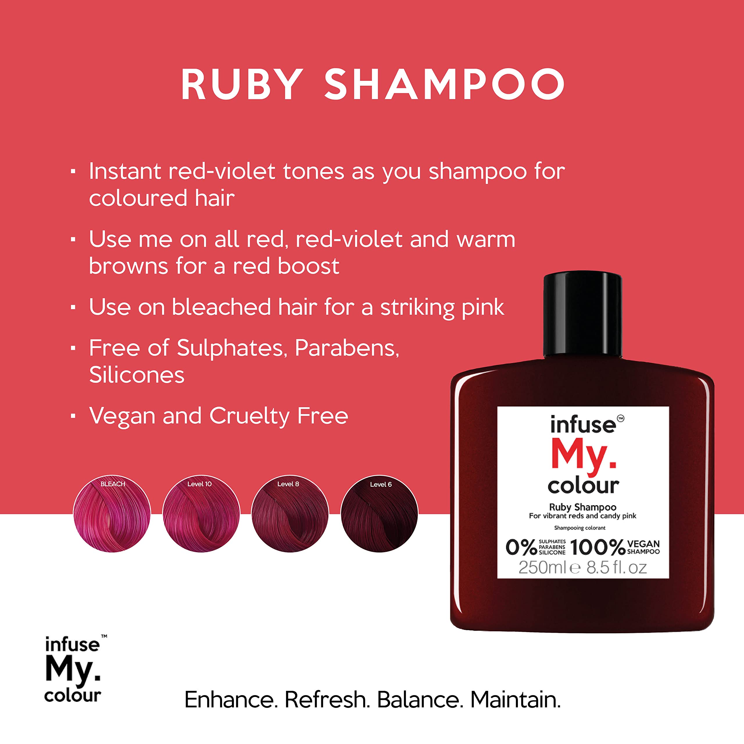 Infuse My. Colour Ruby Shampoo 250ml