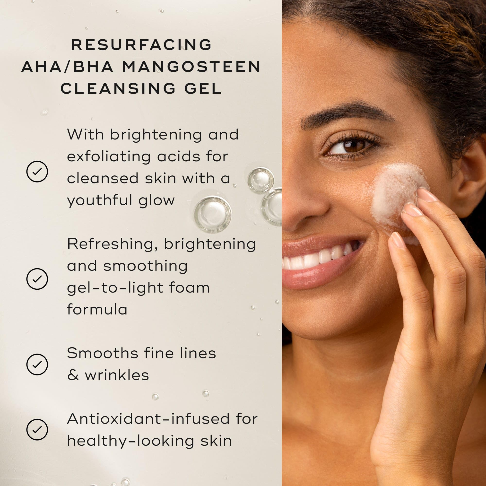 Medik8 Surface Radiance Cleanse - Resurfacing AHA/BHA Mangosteen Cleansing Gel - Salicylic Acid Cleanser - All Skin Types - 150ml