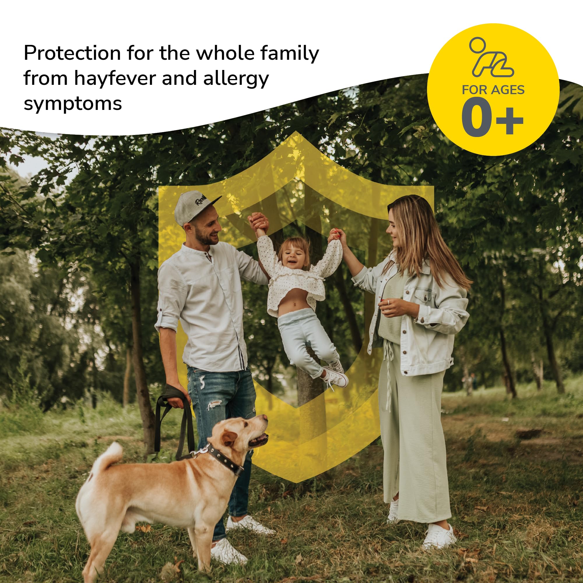 Fusion Allergy Day & Night Eye Gel with 100% Natural Ectoin - Drug Free Around The Clock Treatment and Prevention of Hay Fever Symptoms, Dry, Irritated and Inflamed Eyes (10ml - 220-250 doses)