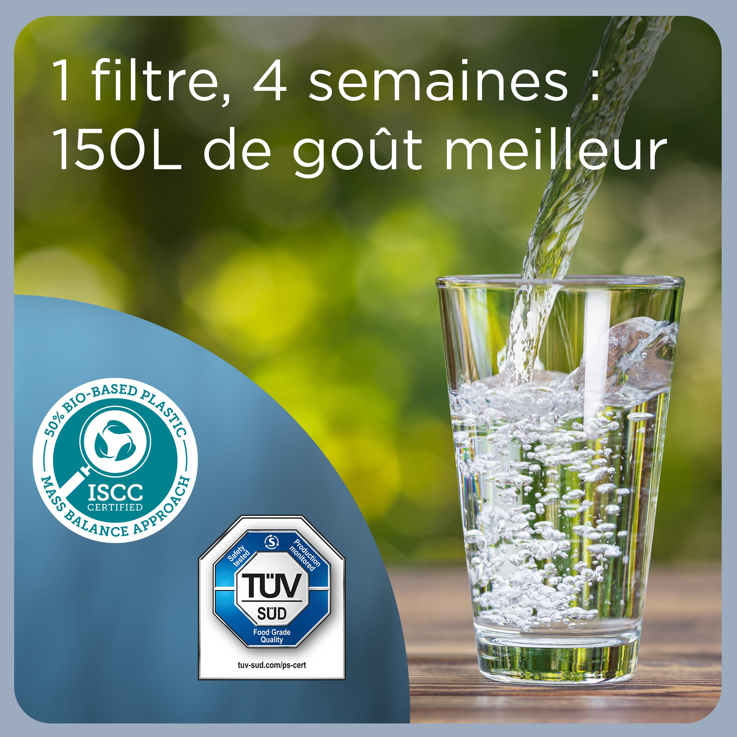 BRITA Jarra filtrante Marella Grafito (2,4L) incluye 3 cartuchos de filtro MAXTRA PRO All-in-1 - Reduce el sarro, el cloro, algunas impurezas y algunos metales