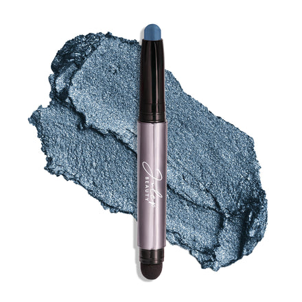 Julep Eyeshadow 101 Crème-to-Powder Eyeshadow Stick (Sapphire) Long-Lasting, Waterproof Eye Shadow - Blendable, Crease-Proof Eye Shadow Stick with Built-In Smudger - Shimmer Eyeshadow