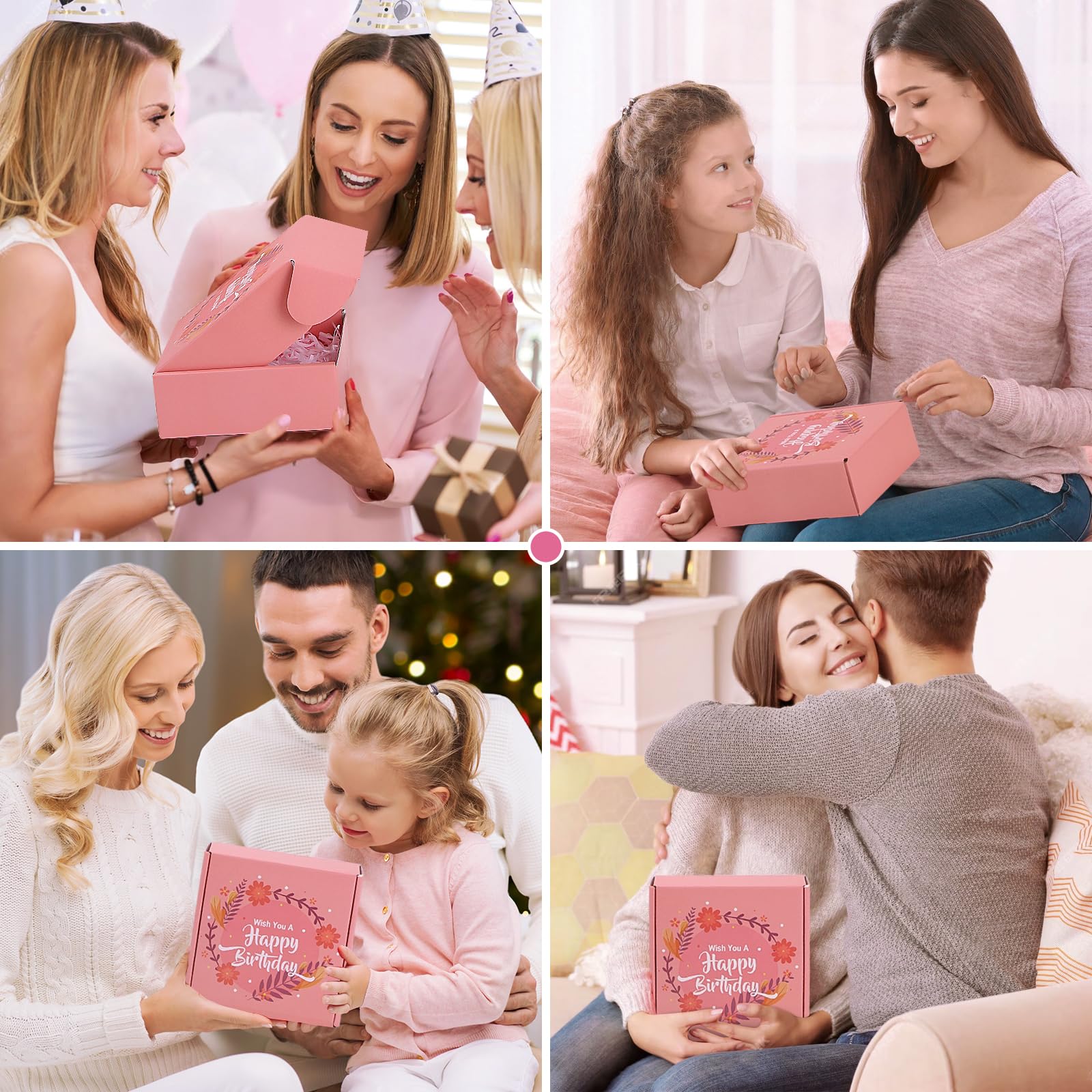 Birthday Pamper Gifts for Women, Happy Birthday Hampers Gift Box for Her, Female Relaxation Self Care Package Birthday Presents for Women Best Friends, Mum, Sister, Auntie, Birthday Basket Gift Ideas