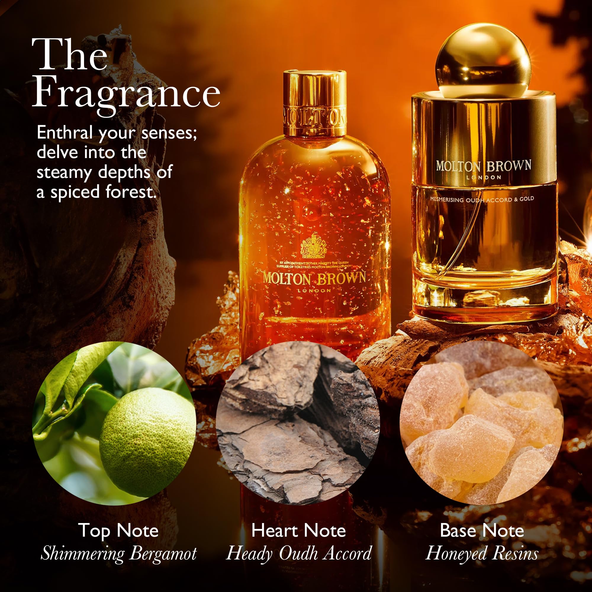Molton Brown Mesmerising Oudh Accord & Gold Fine Liquid Hand Wash 300 ml