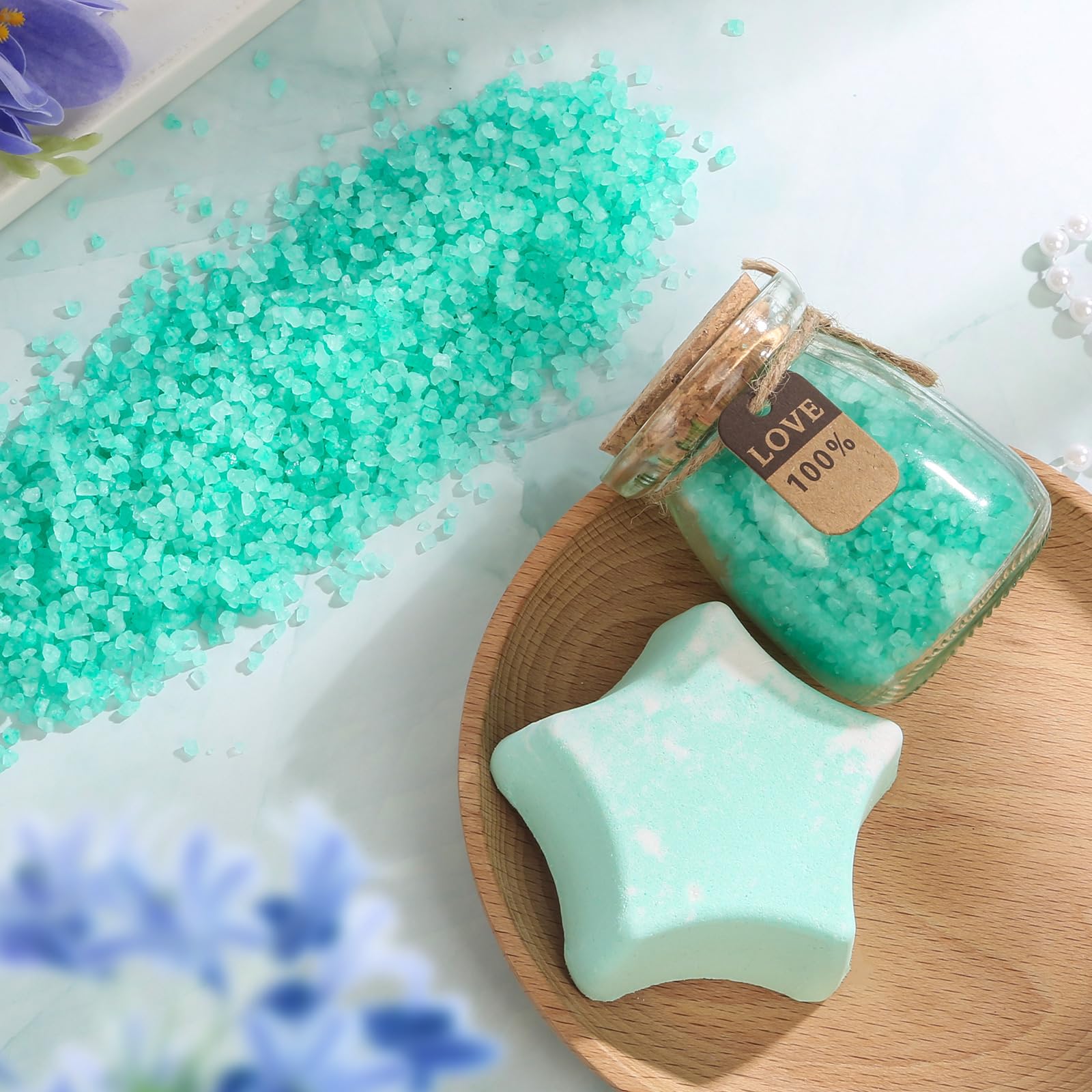 Tecanne Birthday Pamper Gifts for Women, Unique Blue Self Care Package Relaxation Spa Bath Set for Her, Ladies Pamper Hamper Birthday Gifts for Mum, Best Friends, Sister, Wife