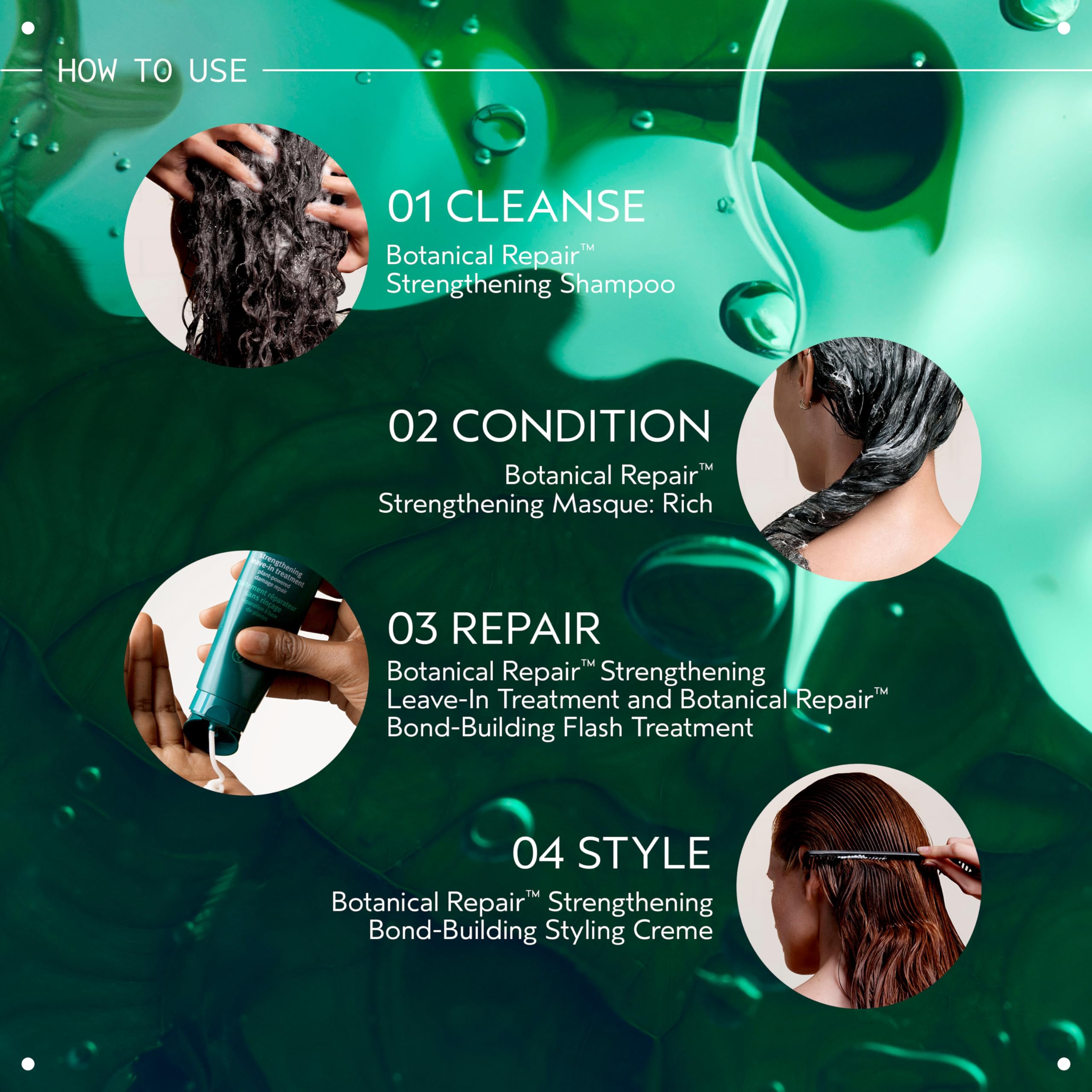 Aveda Botanical Repair Strengthening Leave-In Treatment for Damaged Hair | Instantly Strengthens Hair | Heat Protectant | Helps Protect From Breakage | Reduces Frizz | 99% Naturally Derived, 3.4 Fl Oz