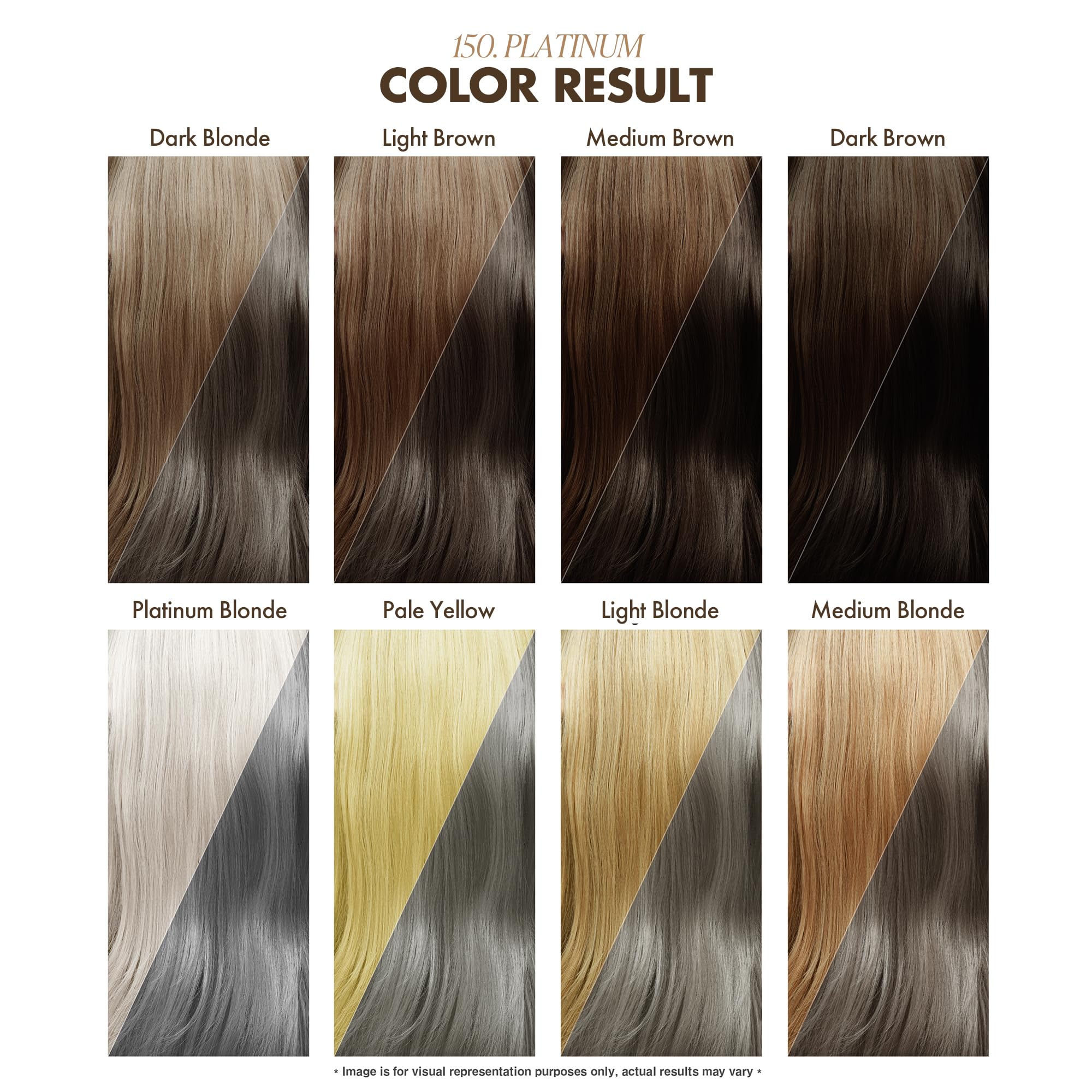 Adore Semi Permanent Hair Color - Vegan and Cruelty-Free Silver Hair Dye - 4 Fl Oz - 150 Platinum (Pack of 1)