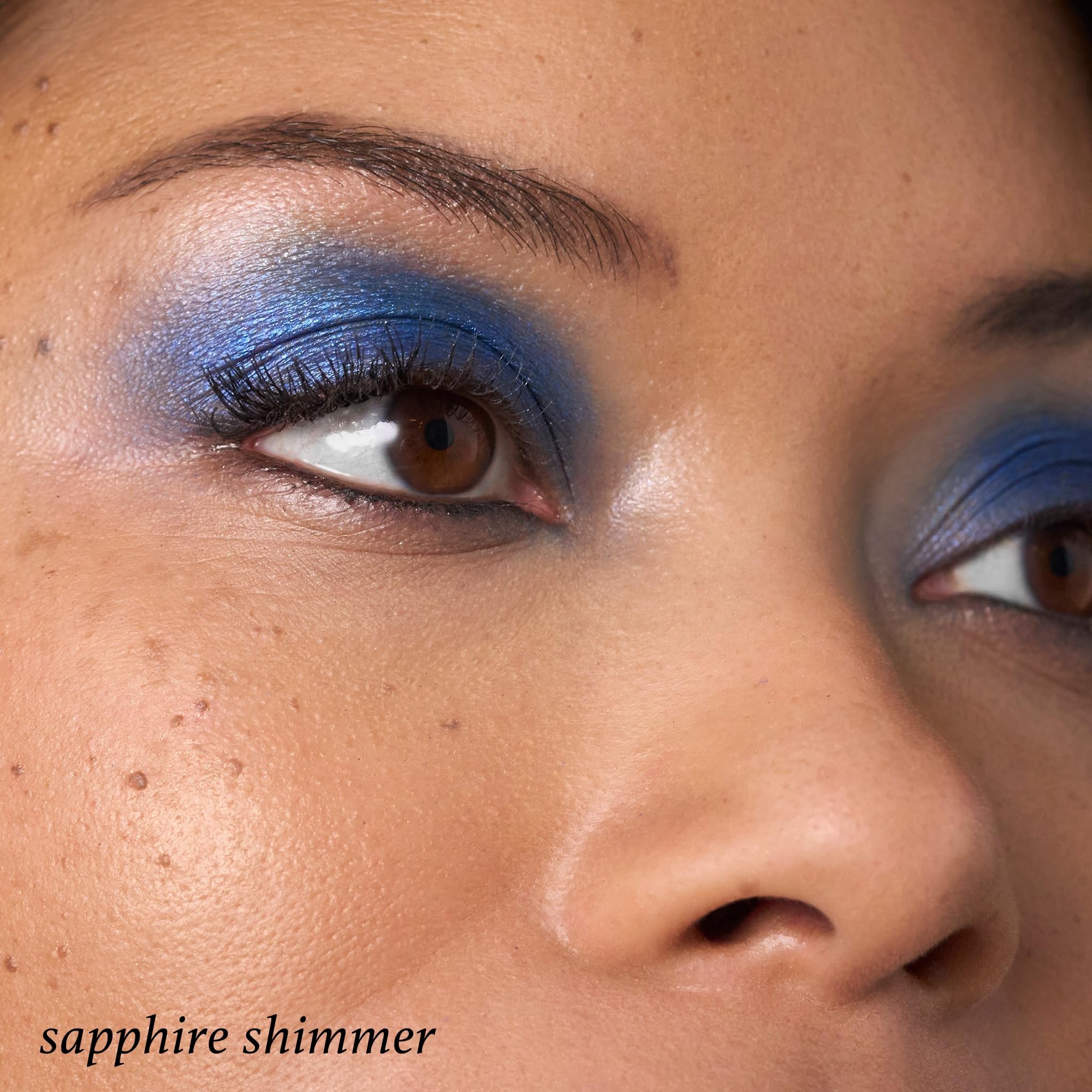 Julep Eyeshadow 101 Crème-to-Powder Eyeshadow Stick (Sapphire) Long-Lasting, Waterproof Eye Shadow - Blendable, Crease-Proof Eye Shadow Stick with Built-In Smudger - Shimmer Eyeshadow