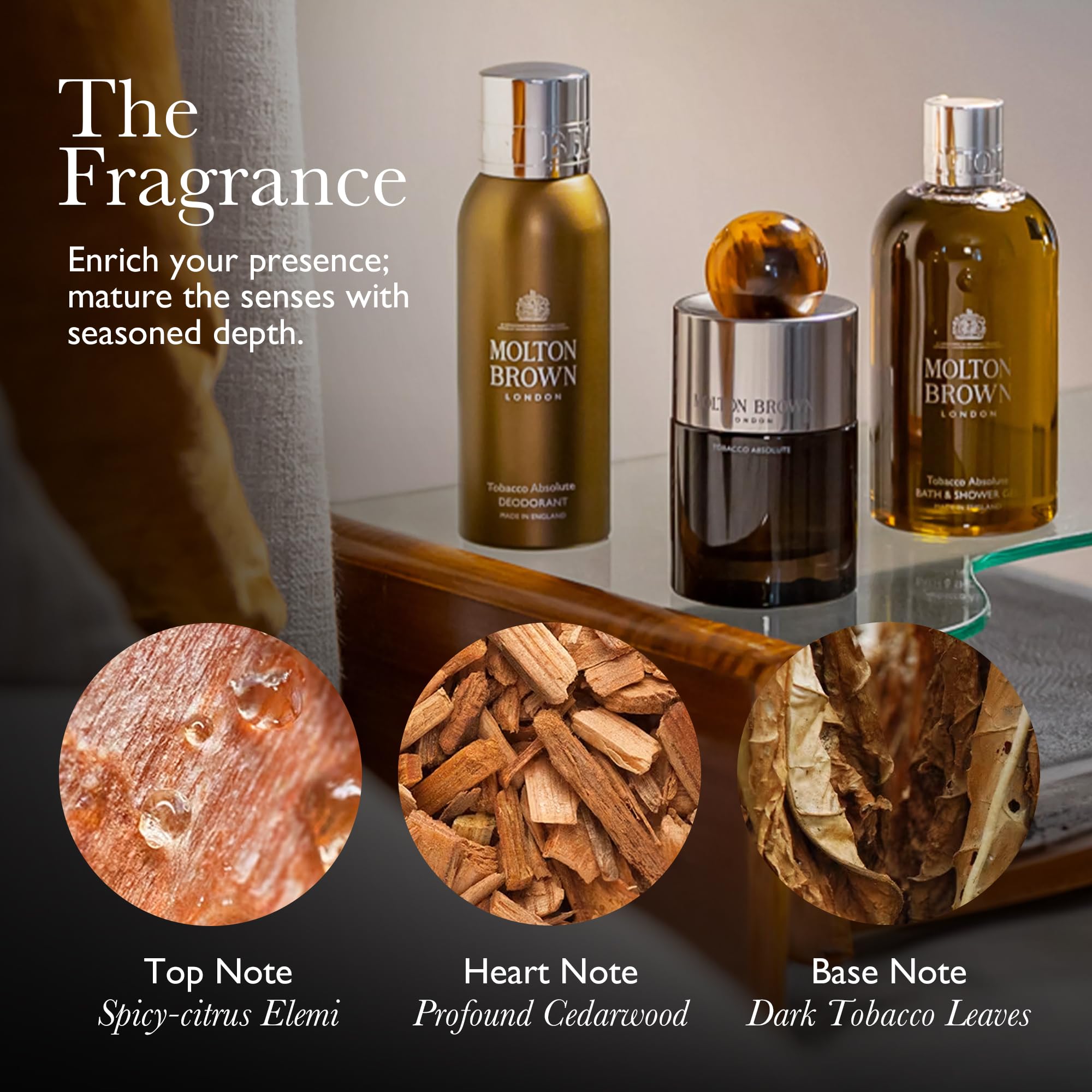 Molton Brown Tobacco Absolute Bath & Shower Gel 300 ml