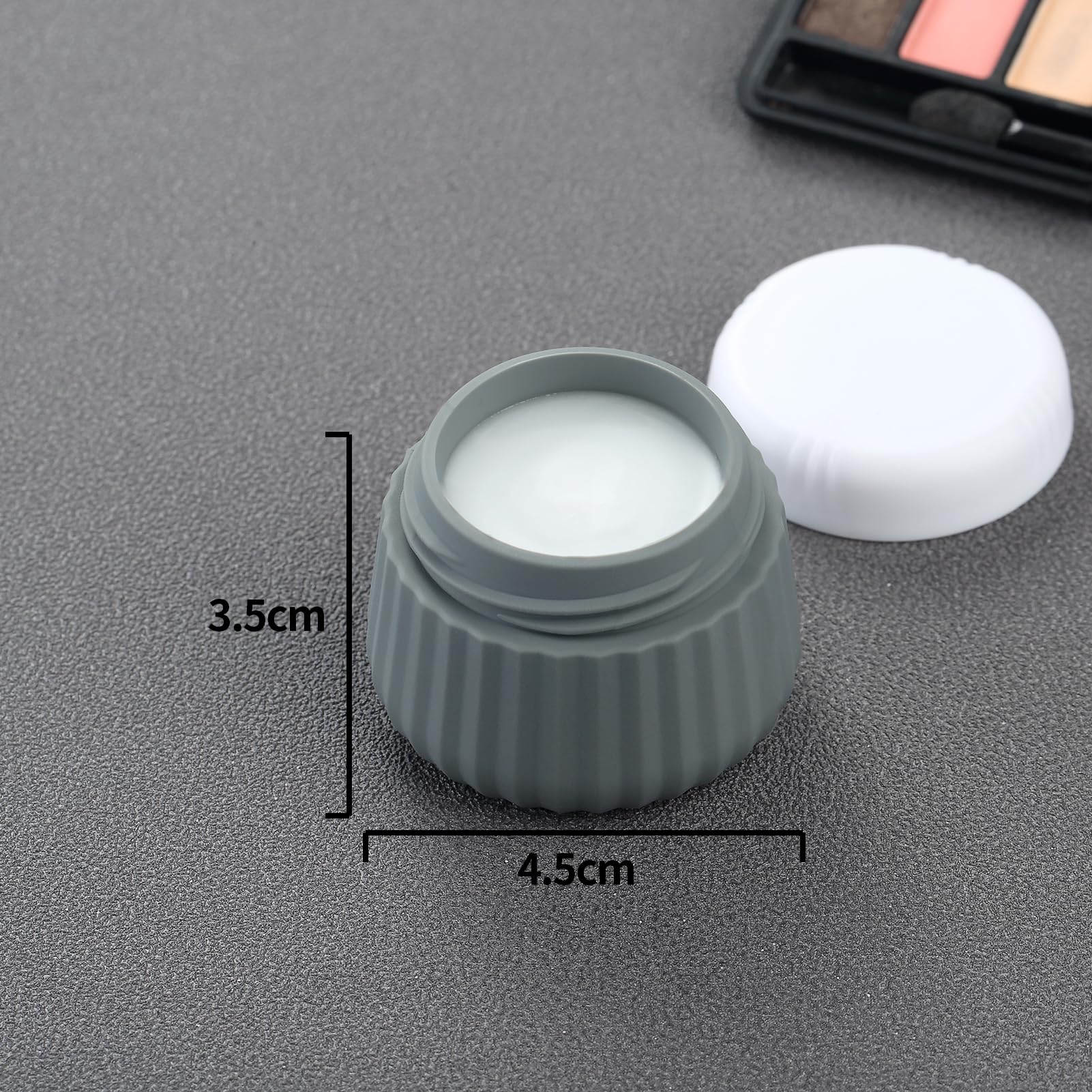 Gemice Travel Bottles - 8pcs TSA Approved Silicone Squeezable Toiletries Containers, 90ml, Clear Bag, Leak Proof
