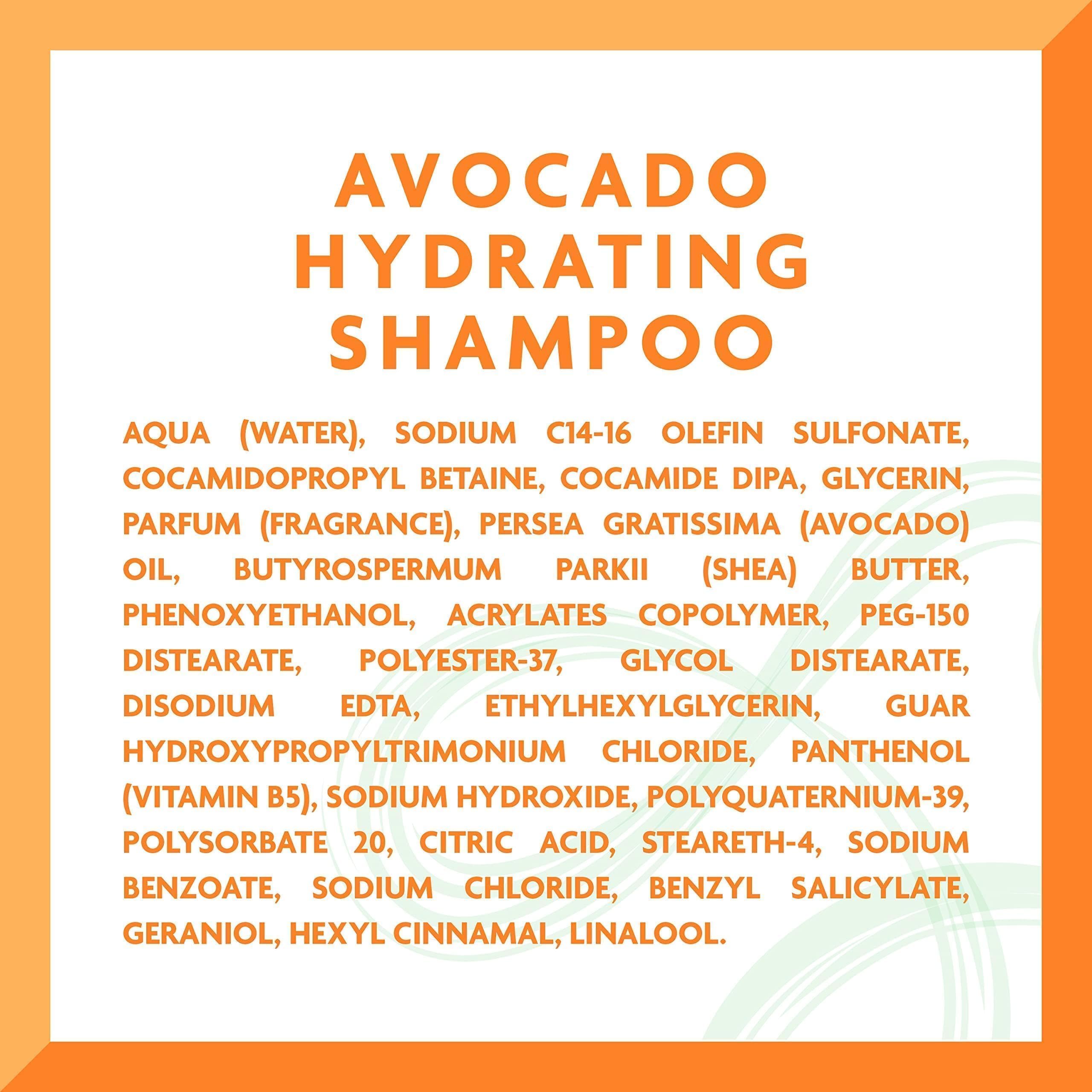 Cantu Avocado Hydrating Shampoo, Sulfate-Free, 13.5 Ounce