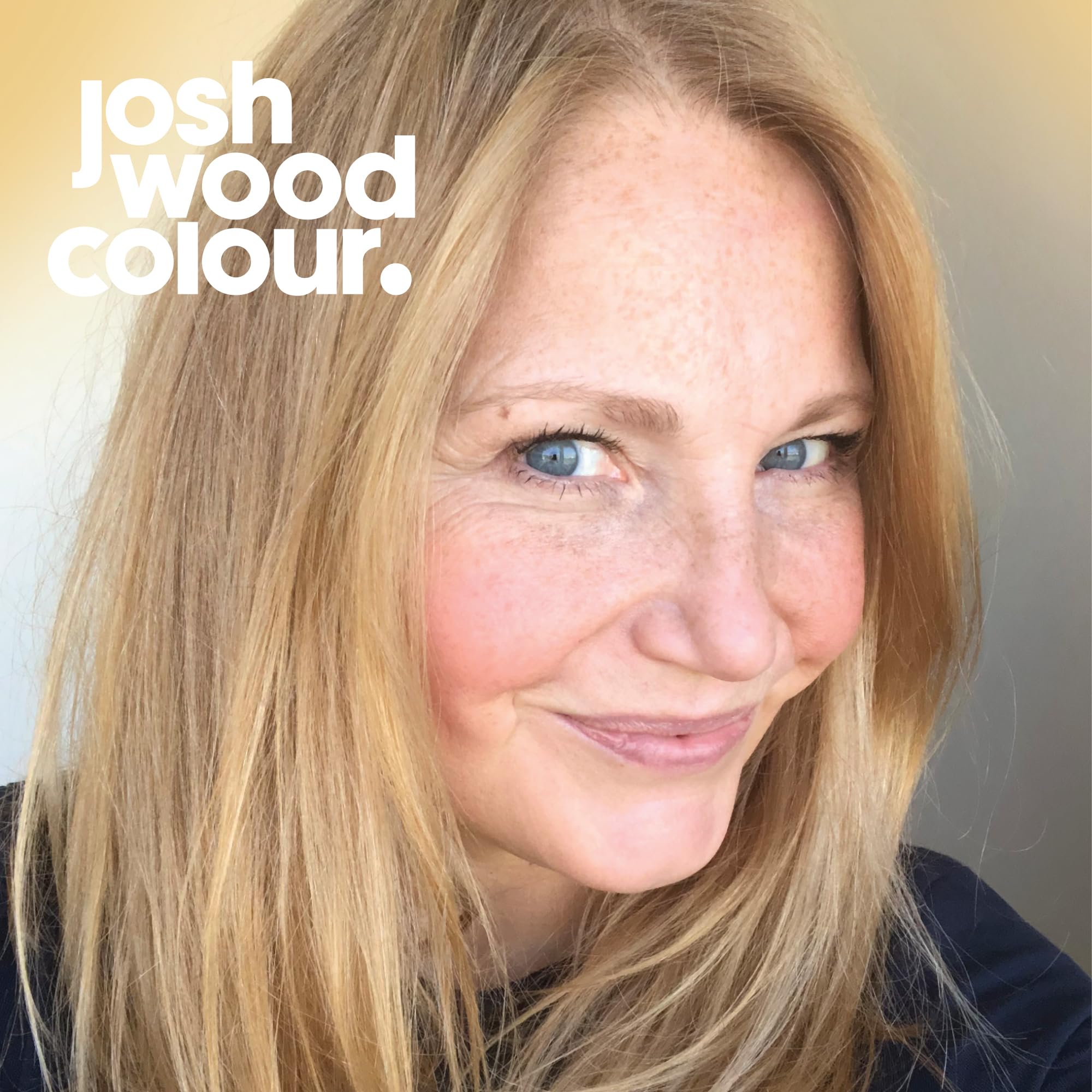 Josh Wood Blending Brush (Dark Blonde) - Grey Root Touch Up Brush to Cover Regrowth in between Colouring - Instant Coverage - Temporary, WASHES OUT - Vegan (20ml)