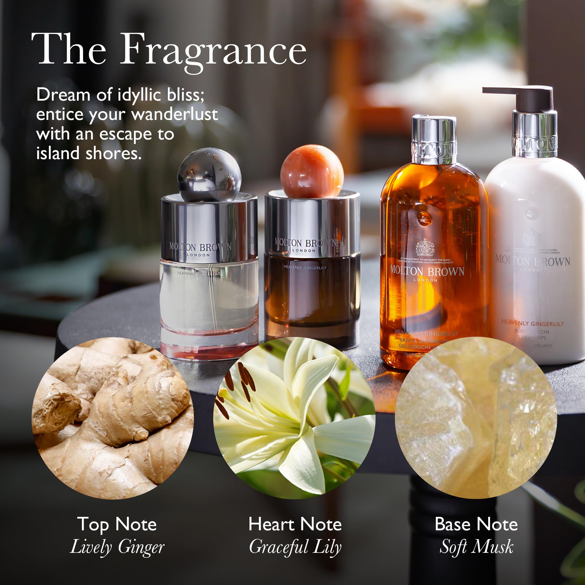 Molton Brown Heavenly Gingerlily Bath & Shower Gel 300 ml