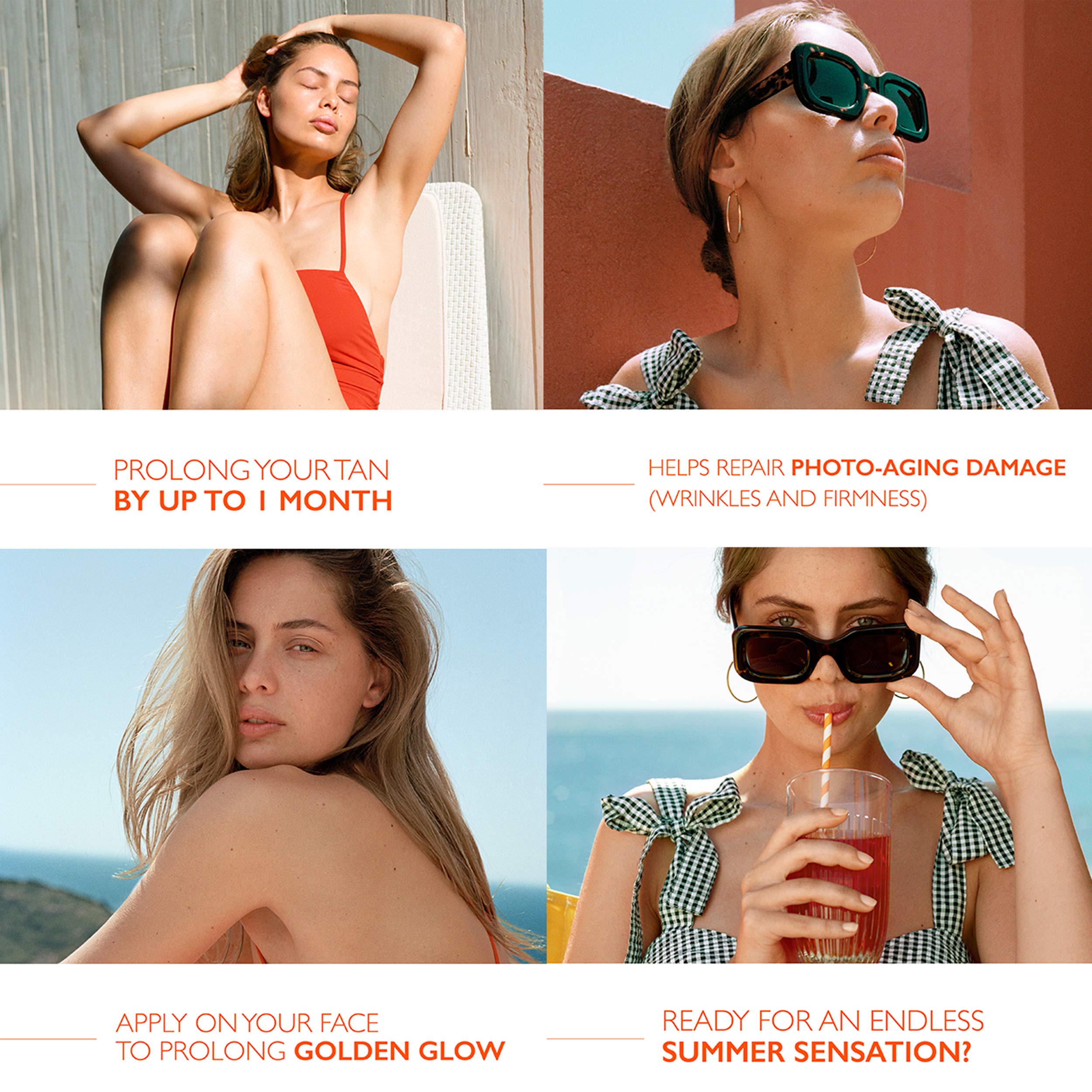 Lancaster Golden Tan Maximizer After Sun Face Serum 30ml | One Month Tan Prolonging | Natural Tan Accelerator | Soothes and Calms Sun-Exposed Skin | Softens Skin with Velvety Finish