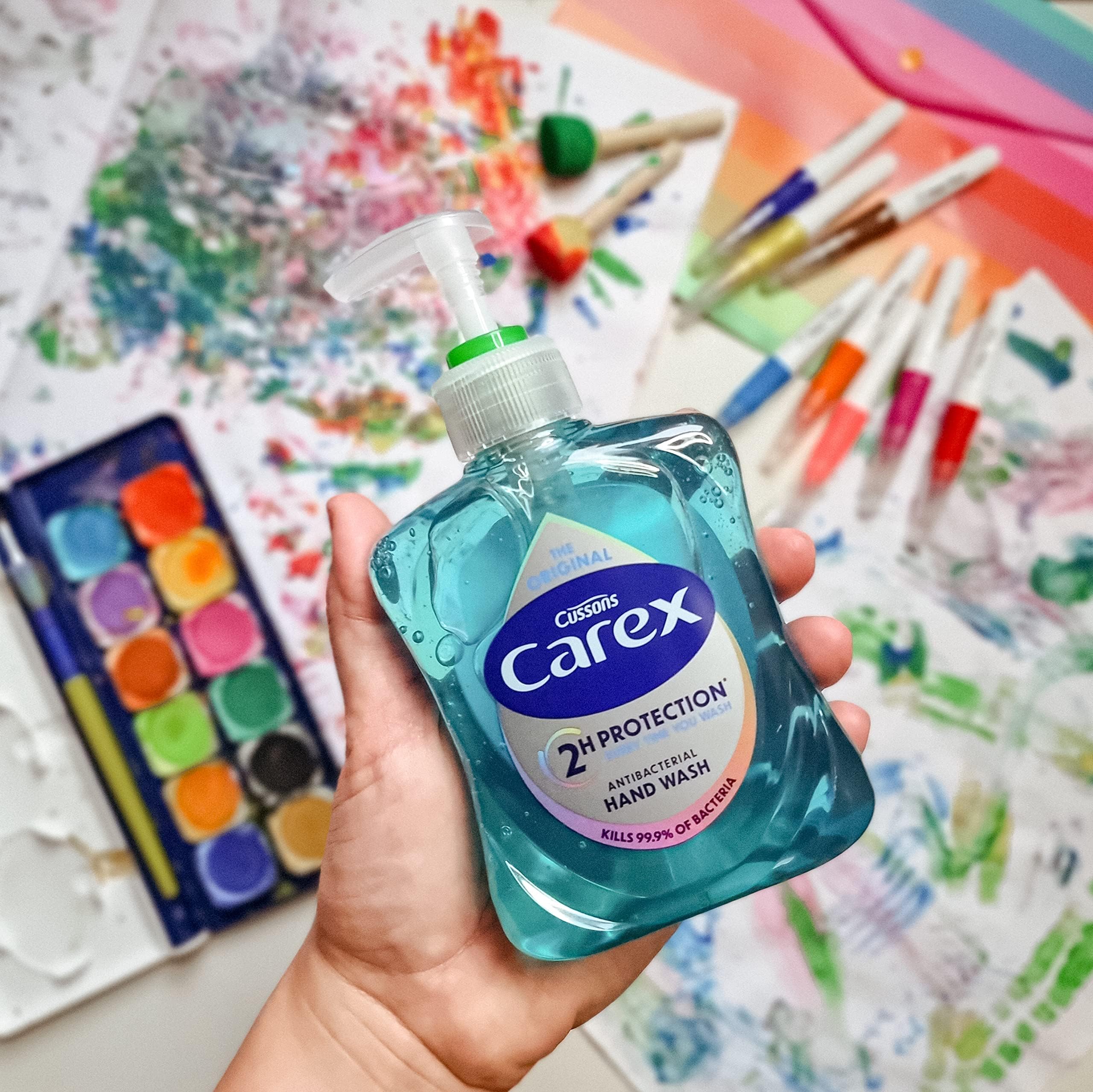 Carex 2 Hour Protection Antibacterial Original Hand Wash, Clean & Protect Hands, Bulk Buy, Pack of 6 x 500ml
