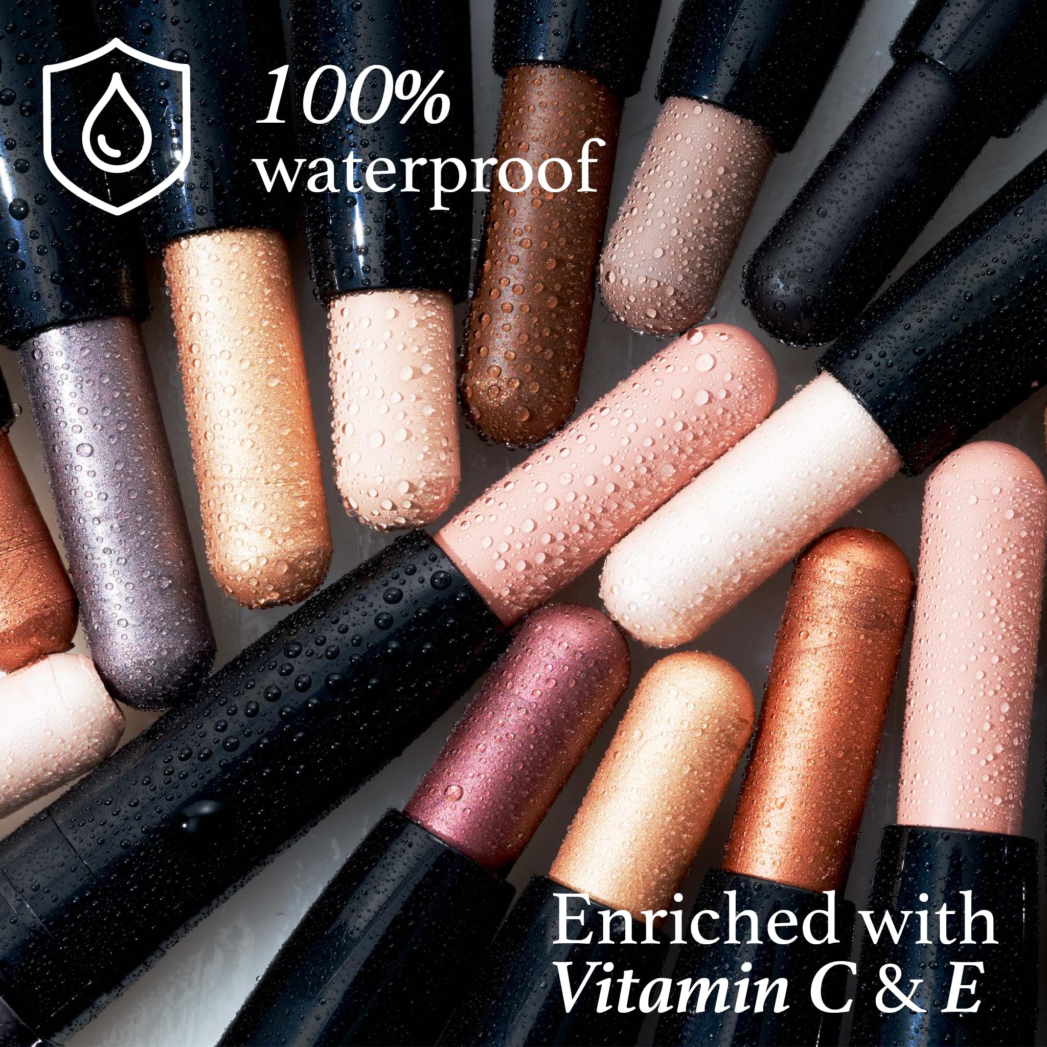 Julep Eyeshadow 101 Crème-to-Powder Eyeshadow Stick (Pearl & Rose) Long-Lasting, Waterproof Eye Shadow - Blendable, Crease-Proof Eye Shadow Stick with Built-In Smudger - Shimmer Eyeshadow
