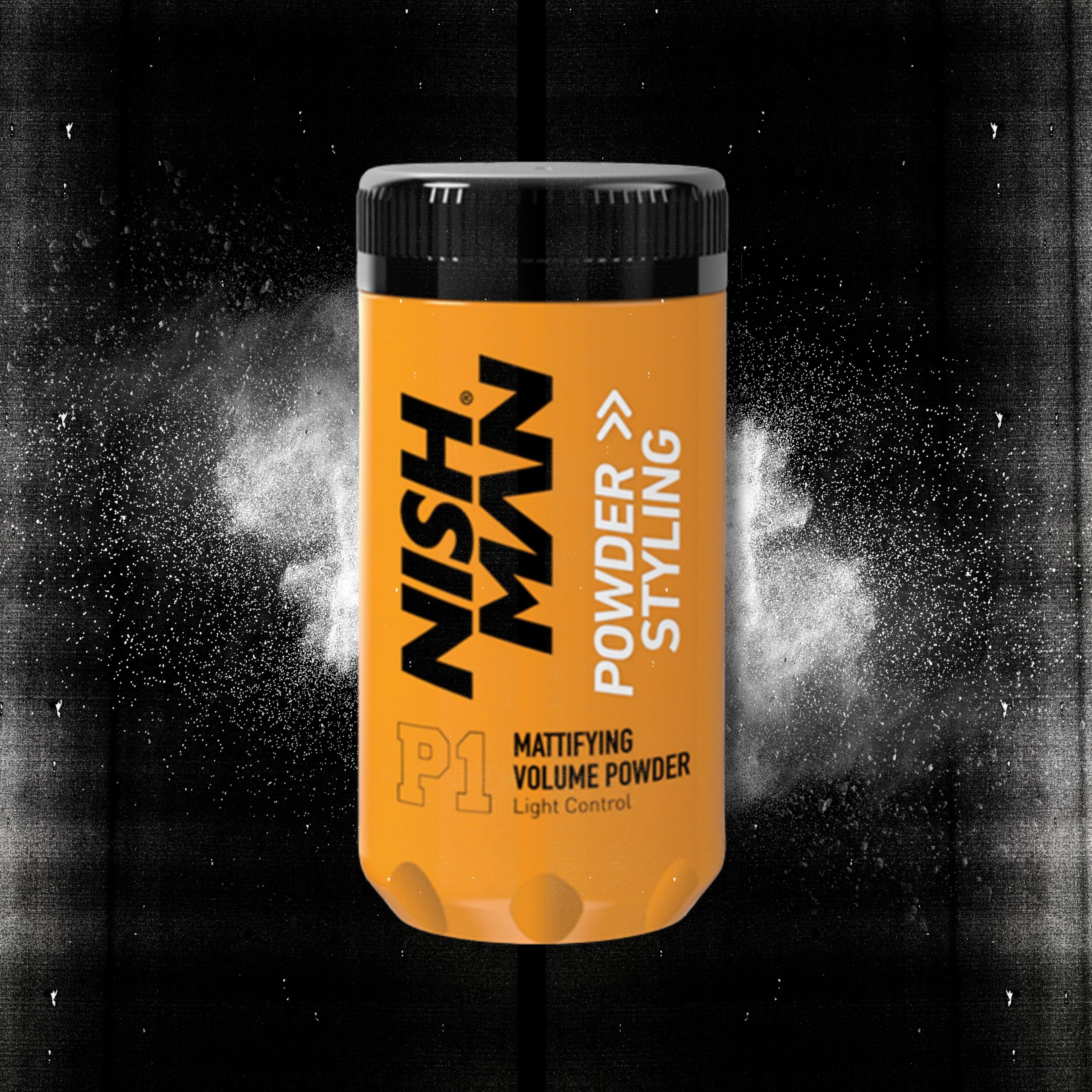 NISHMAN Hair Styling Powder P1 - Mattifying Volume Light Control 20g + 20g - Maximum Volume Boost and Texture - Perfect Hair Styling Powder for Flexible Hold and Matte Finish