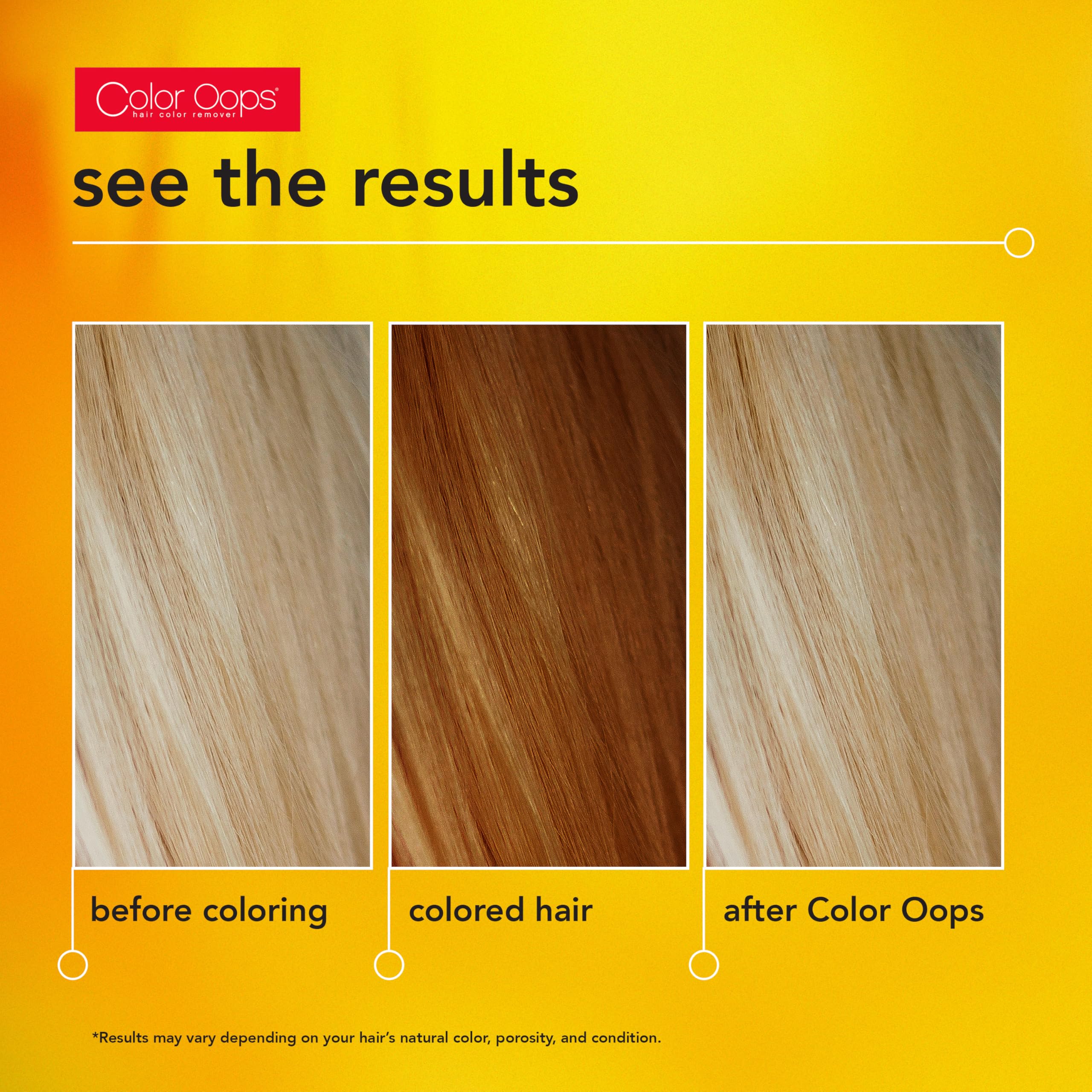 Developlus FCOP0002 Color Oops Hair Color Remover, Extra Strength, Extra Conditioning