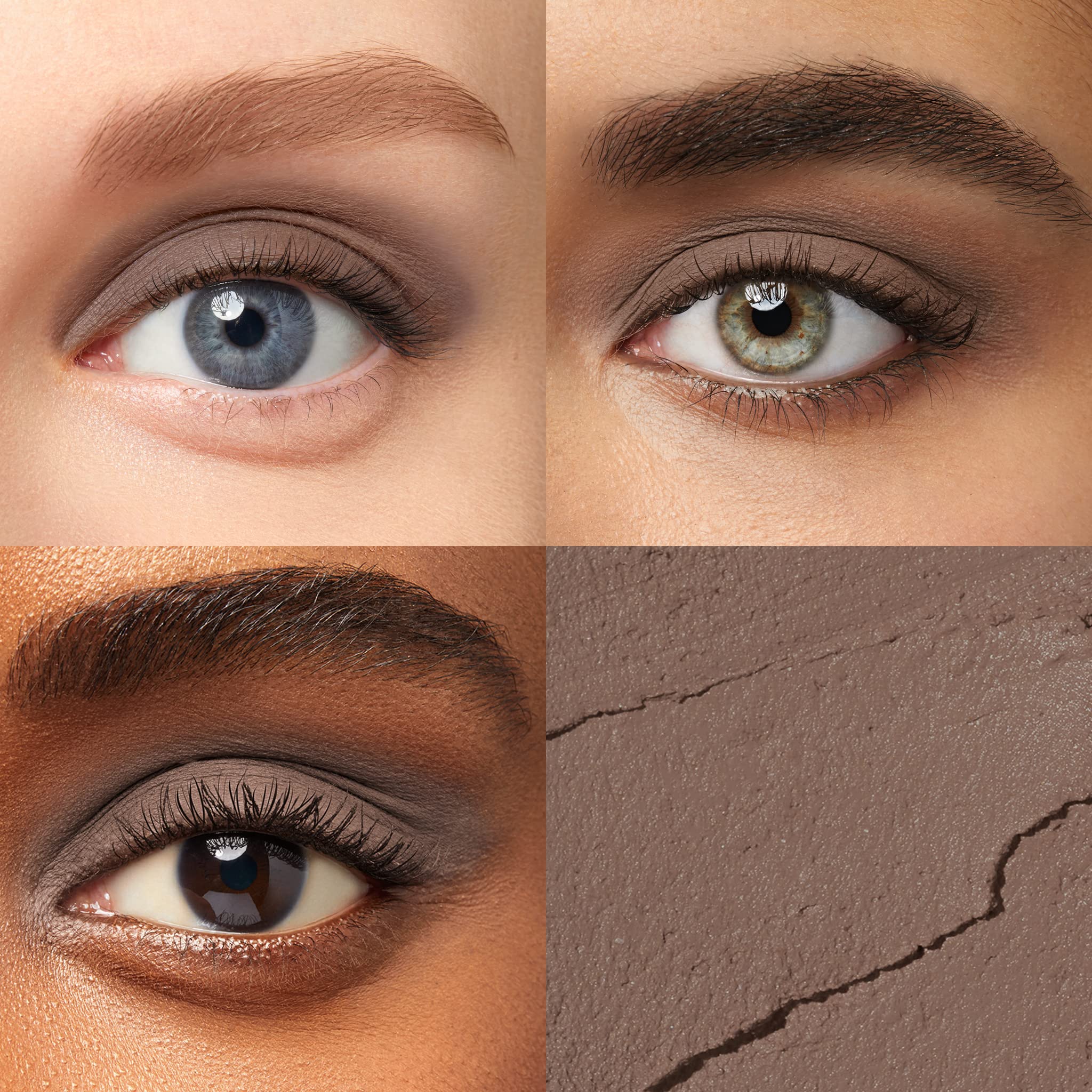 Julep Crème-to-Powder Eyeshadow Stick (Stone Matte) - Long-Lasting, Waterproof Eye Shadow - Blendable, Crease-Proof Eye Shadow Stick with Built-In Smudger