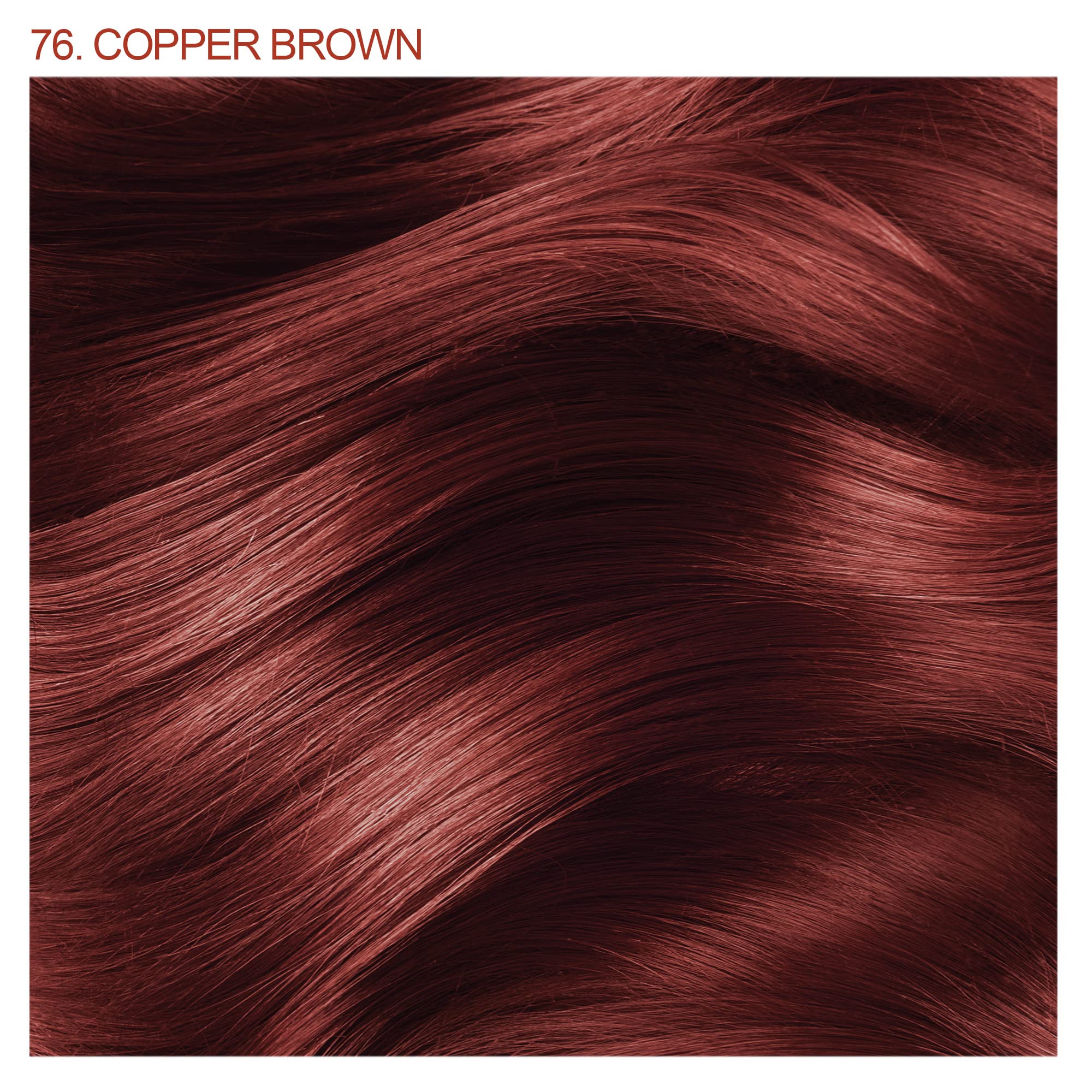 Adore Semi Permanent Hair Color - Vegan and Cruelty-Free Red Hair Dye - 4 Fl Oz - 076 Copper Brown (Pack of 1)