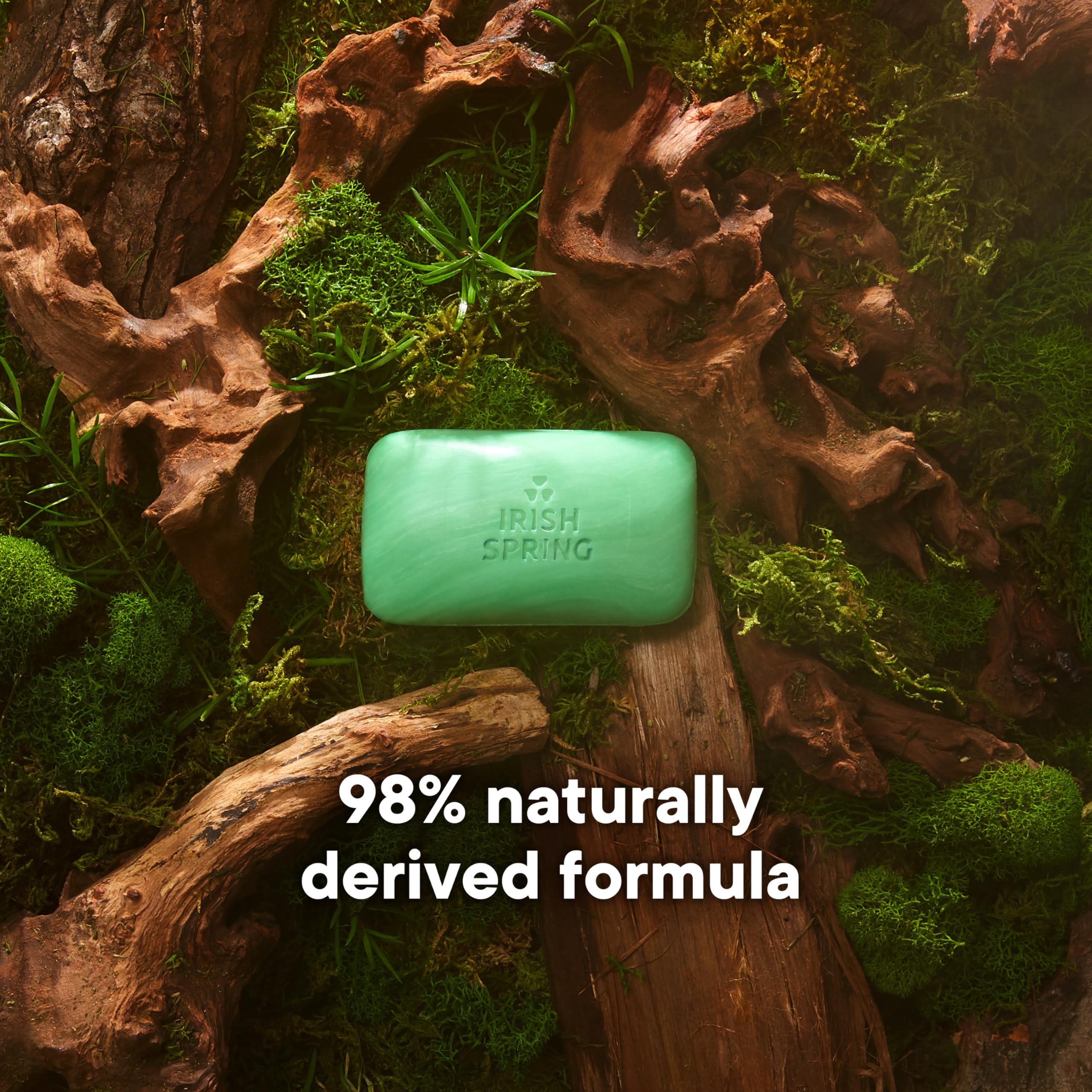 Irish Spring Deodorant Bar Soap, Original, Green Irish Spring, 11.1 Ounce