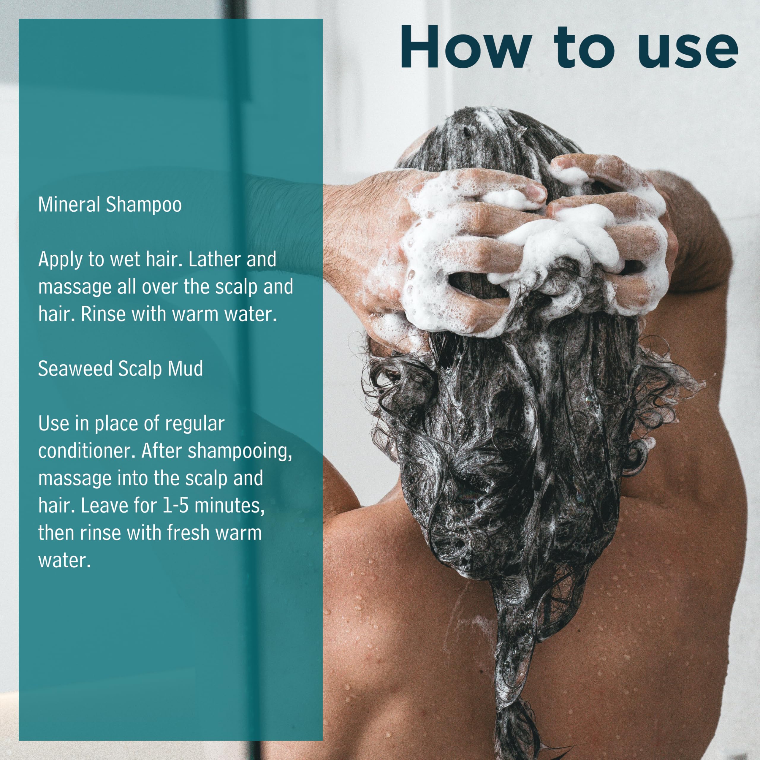 Sea Magik - Salicylic Acid Shampoo and Scalp Mask Set for Sensitive and Dry Scalp and Hair, Infused with Strengthening Seaweed, Long Lasting Hydration, Vegan, Cruelty Free (300ml + 150ml)