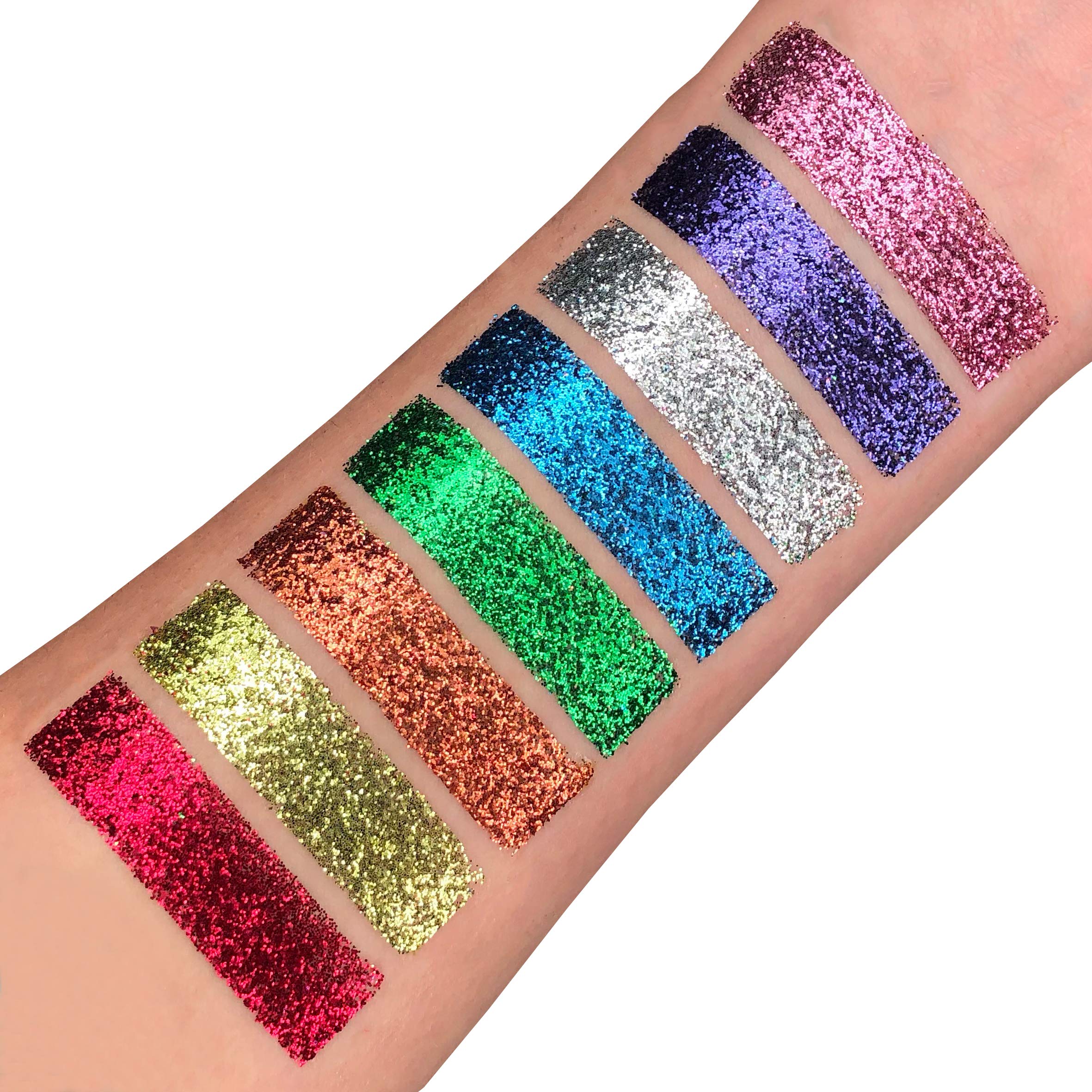 Glitter Fix Gel by Moon Glow - Cosmetic Glitter Adhesive Primer for Face and body. For all glitters including fine, chunky, holographic, iridescent and bio