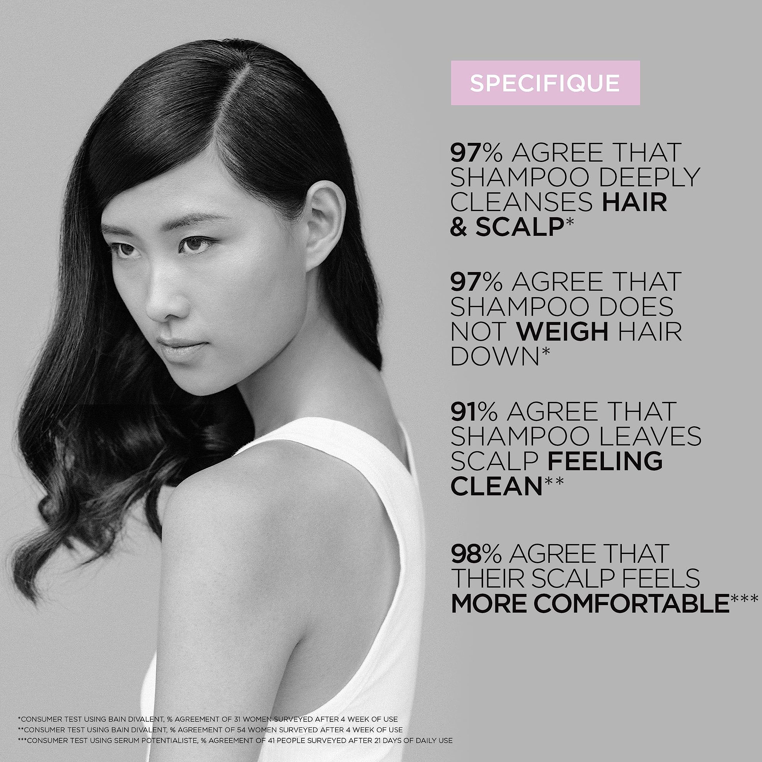 Kérastase Specifique, Cleansing and Soothing Shampoo, For Sensitive Scalps and Dry Hair, With Calophyllum Oil and Glycerine, Bain Riche Dermo-Calm, 250 ml