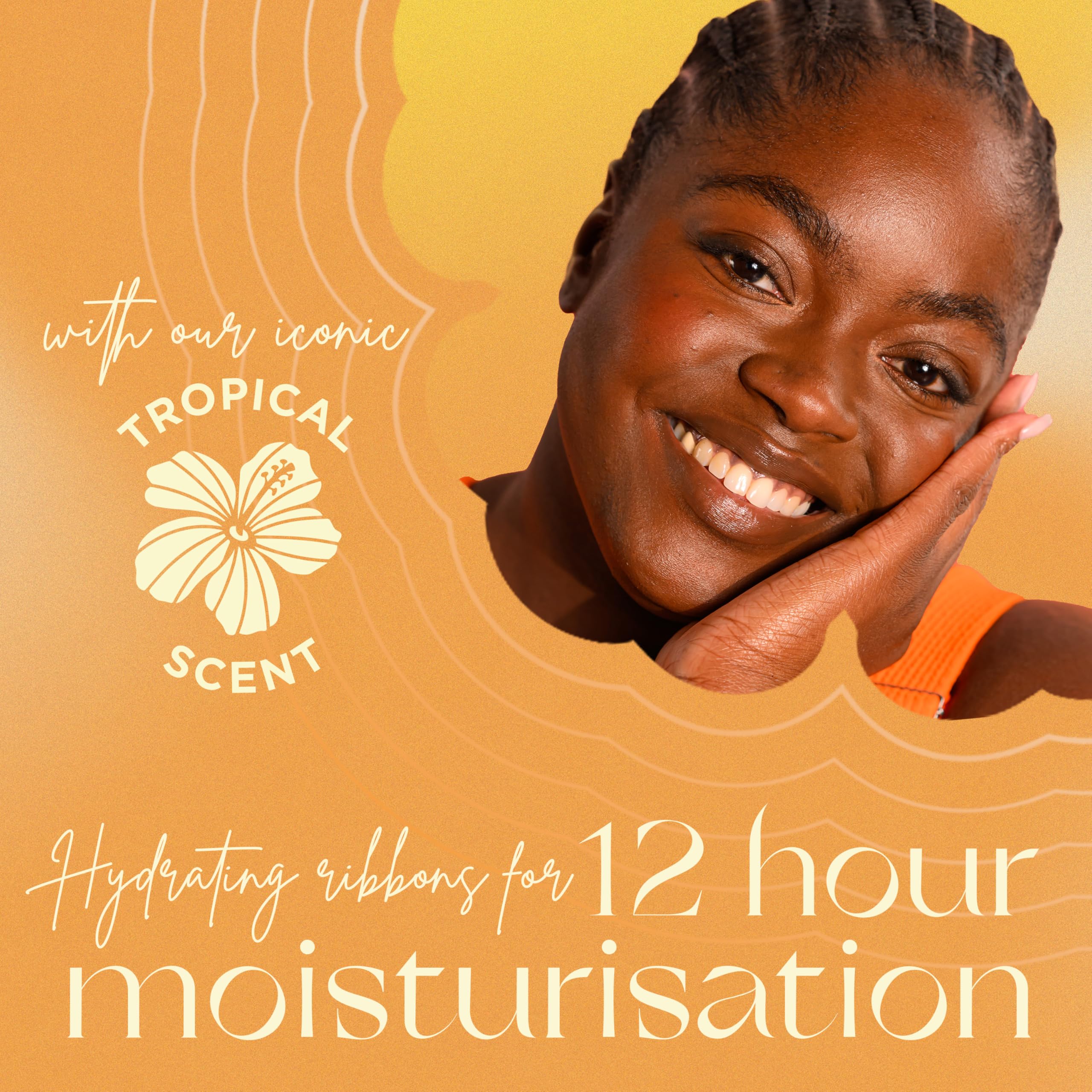 Hawaiian Tropic Hydrating Protection Sunscreen SPF 50 UVA Plus UVB Protection, 180 ml, 12-Hour Moisturisation with Cocoa & Shea Butter, Water Resistant, Vegan