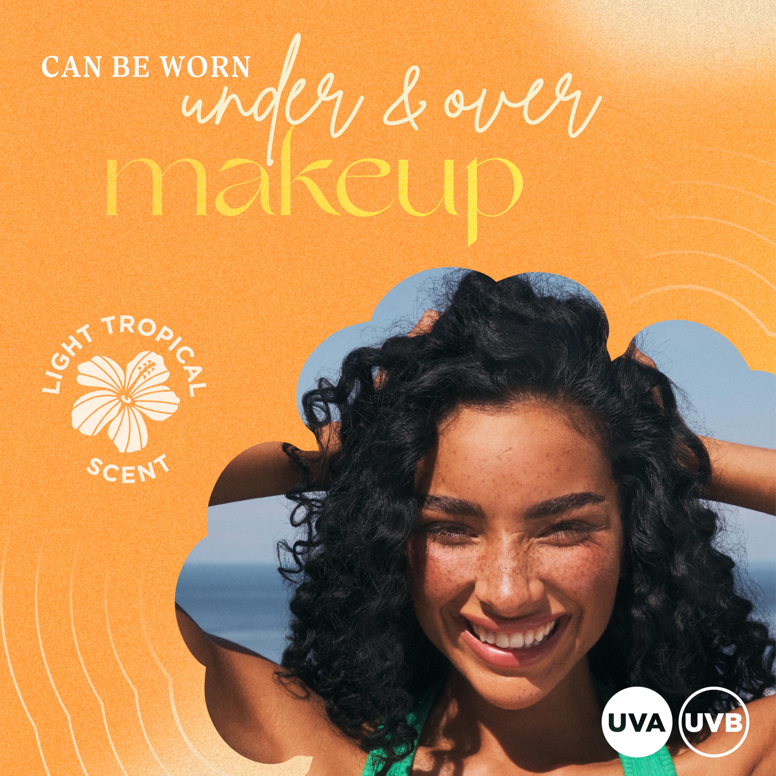 Hawaiian Tropic Mineral Protection Sunscreen Powder SPF 30 UVA plus UVB Protection, Make Up Compatible, Zinc Oxide Filters, Water Resistant, Vegan