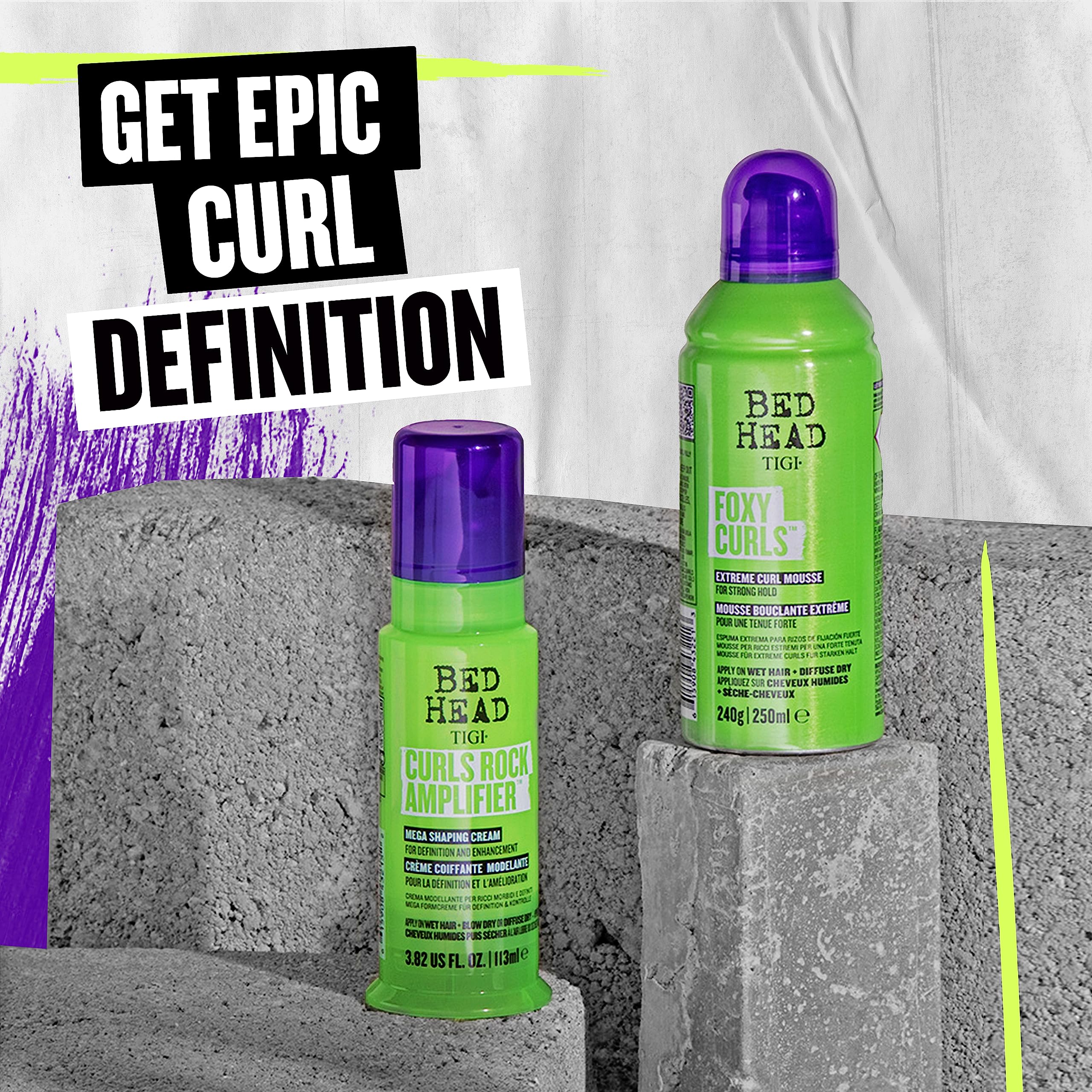 TIGI Bed Head Curls Rock Amplifier Curly Hair Cream For Defined Curls