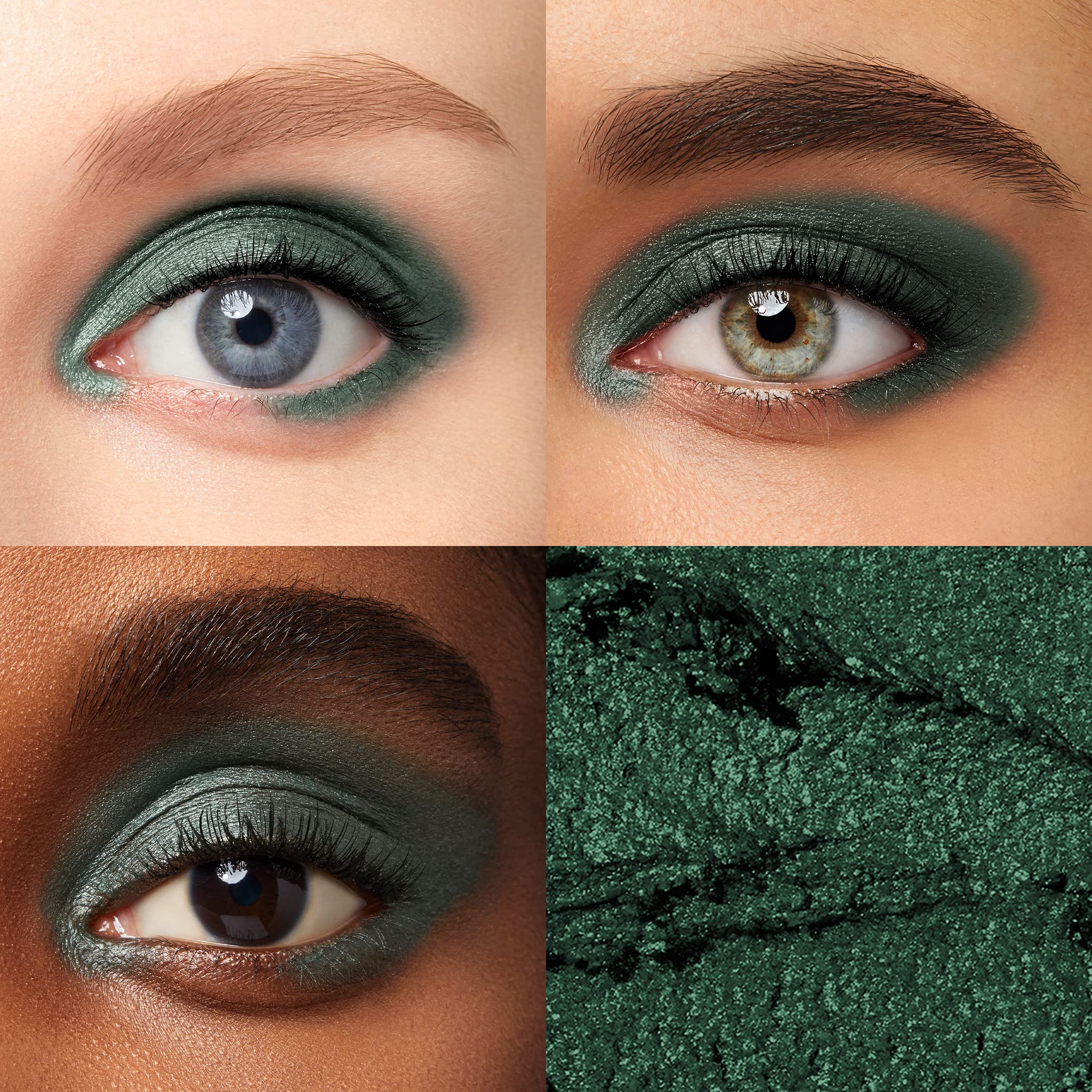 Julep Crème-to-Powder Eyeshadow Stick (Evergreen Shimmer) - Long-Lasting, Waterproof, Blendable, Crease-Proof Eye Shadow with Built-In Smudger