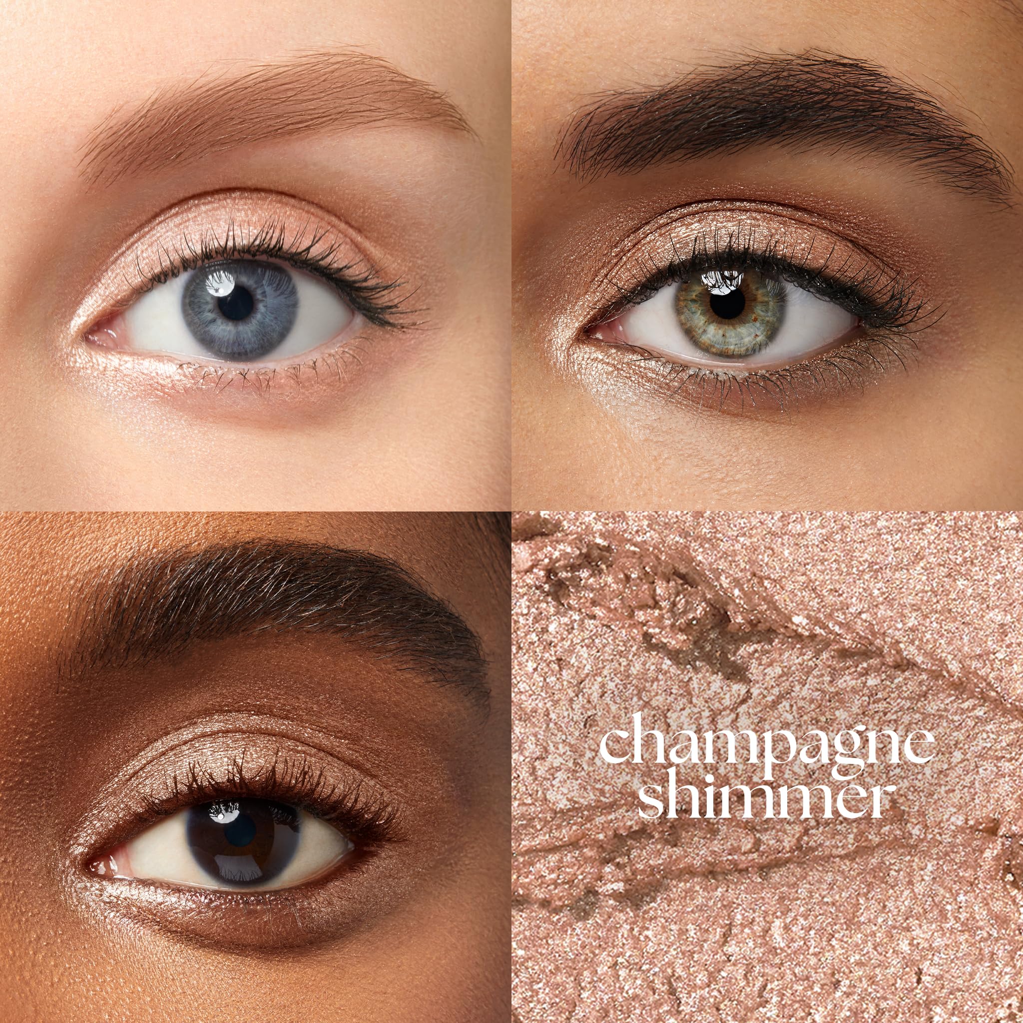 Julep Eyeshadow 101 Crème-to-Powder Eyeshadow Stick (Champagne Shimmer) Long-Lasting, Waterproof Eye Shadow - Blendable, Crease-Proof Eye Shadow Stick with Built-In Smudger - Shimmer Eyeshadow