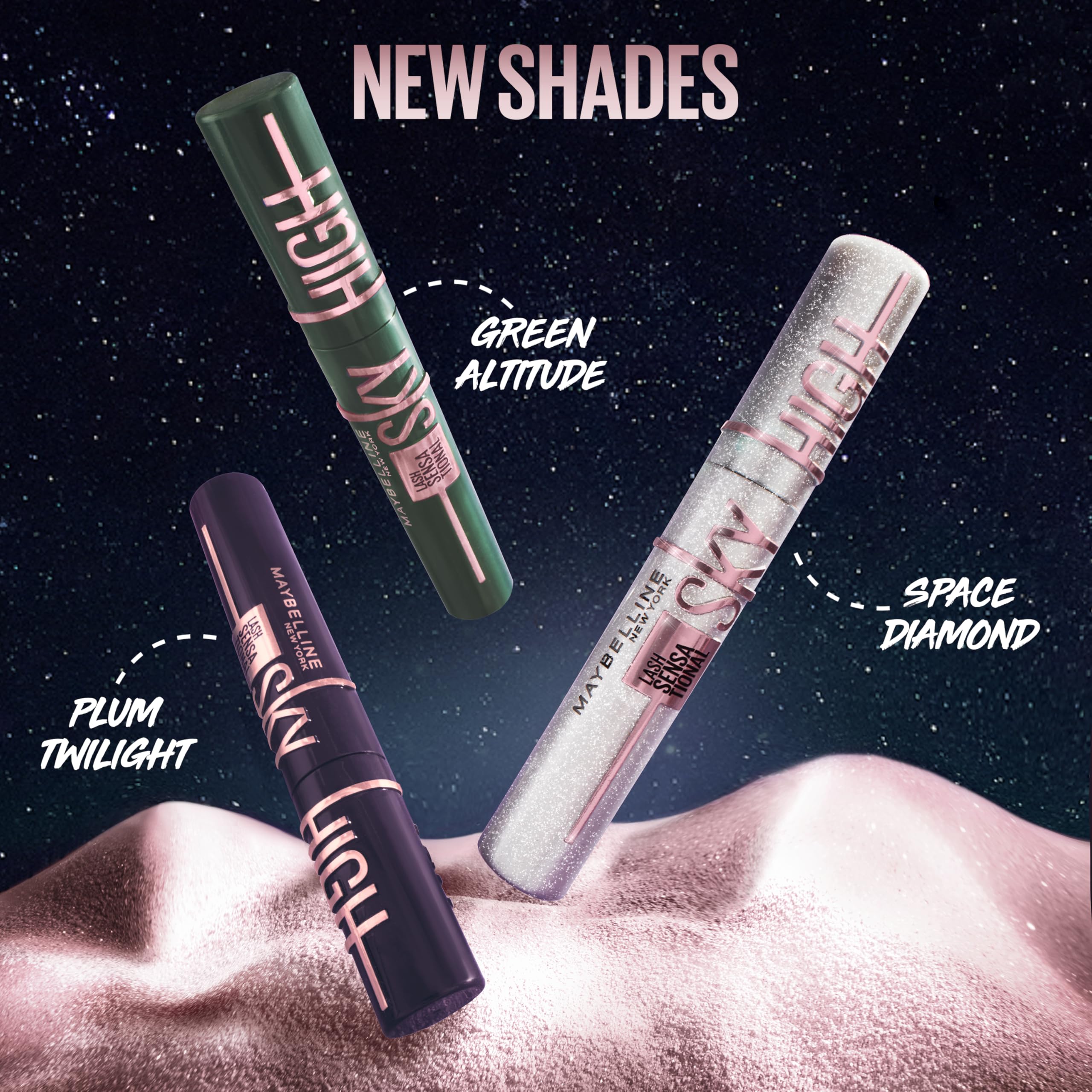 Sky High Washable Mascara with Volume, Cosmic Black, 0.24 ml