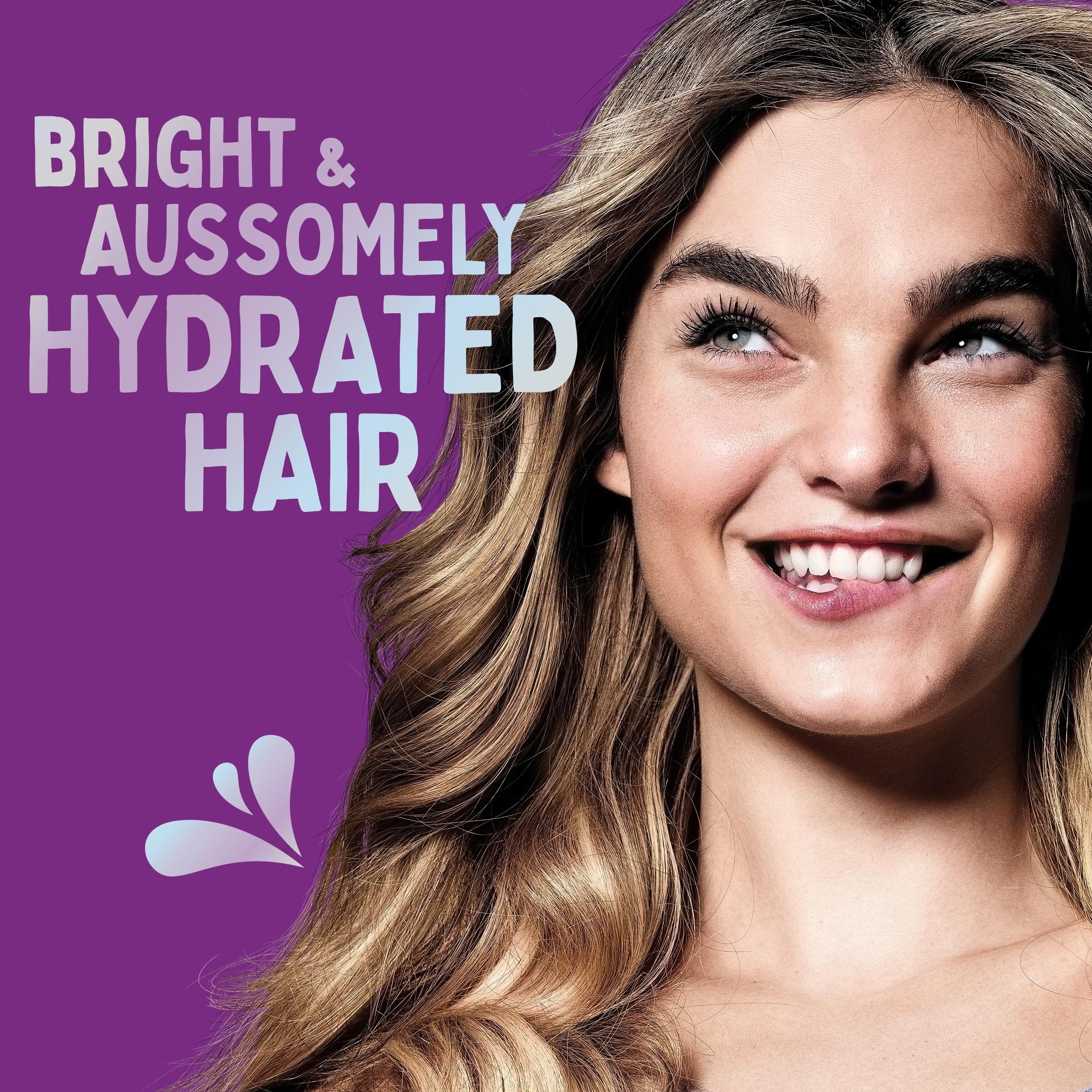 Aussie Blonde Hydration Vegan Purple Shampoo, Conditioner And 3 Minute Miracle Hair Mask Set, Silver Toner, Neutralises Yellow & Brassy Tones for Hydrated Hair.