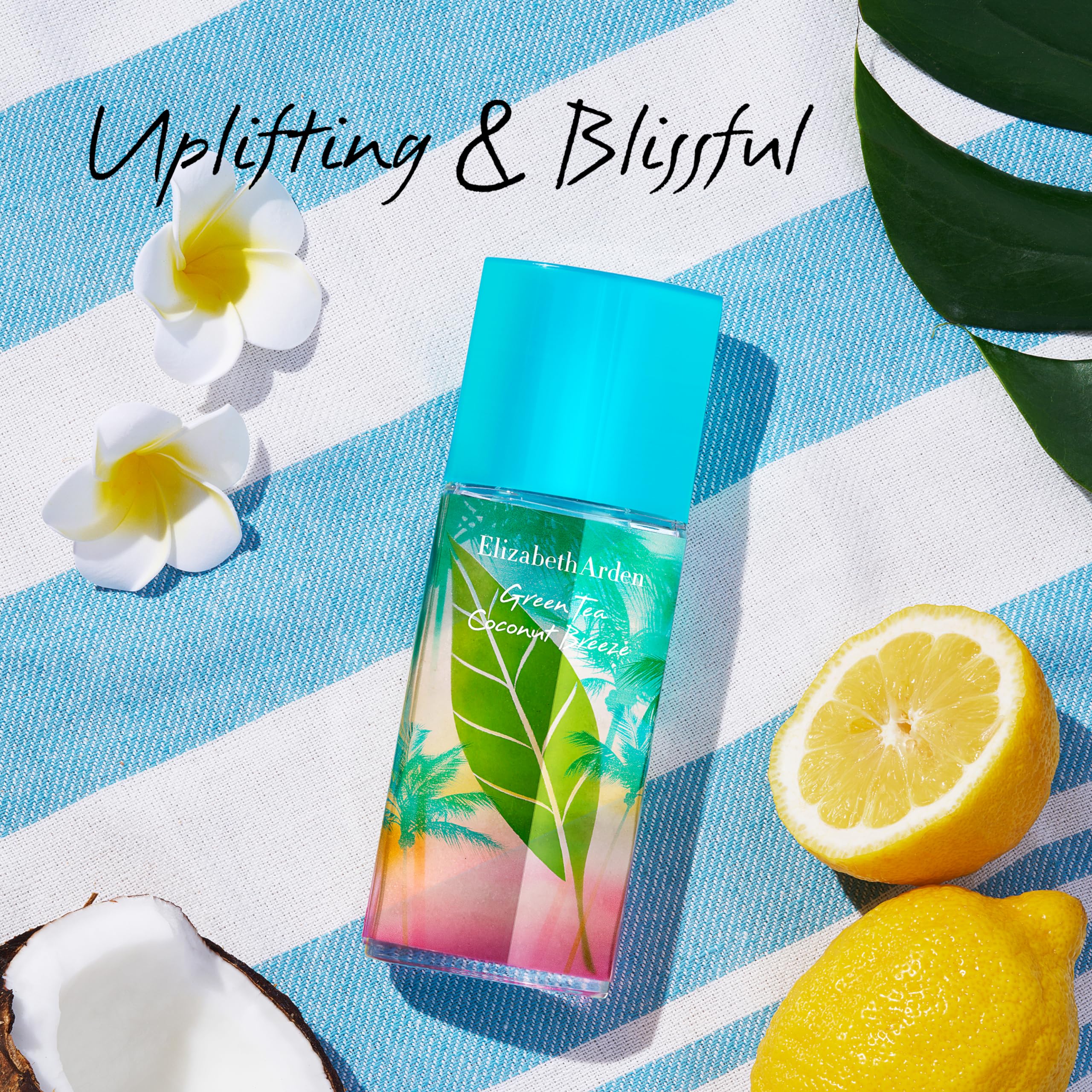 Elizabeth Arden Green Tea Coconut Breeze Eau de Toilette Spray (100ml) Citrus, Floral & Fruity Fragrance, Luxury Perfume for Women