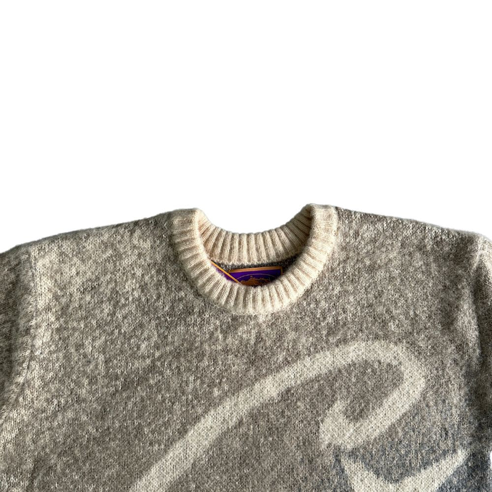 C Star Gradient Mohair Knit Sweater