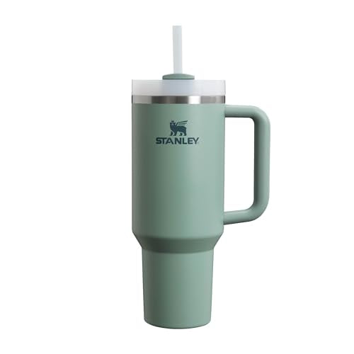 STANLEY Quencher H2.0 FlowState Tumbler 1.2L - Cold for 11 Hours - Iced for 48 Hours - Cup with Straw, Handle and Lid - Dishwasher Safe - Travel Mug for Cold or Hot Drinks - Shale