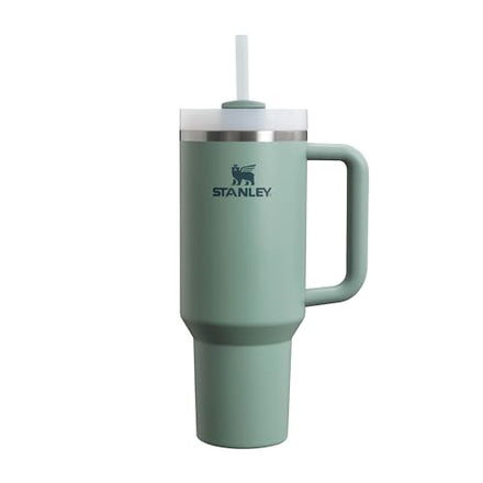 STANLEY Quencher H2.0 FlowState Tumbler 1.2L - Cold for 11 Hours - Iced for 48 Hours - Cup with Straw, Handle and Lid - Dishwasher Safe - Travel Mug for Cold or Hot Drinks - Shale