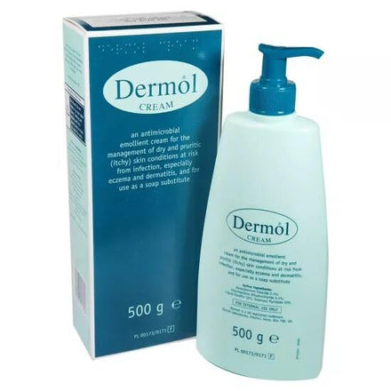 Moisturising Cream as Soap Substitute for Dry and Itchy Skin, or Irritated Skin Cream, 500ml (Single Pack)