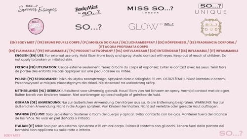 So…? Summer Escapes Womens Bali Breeze, Ibiza Dreams, Mykonos Nights Body Mist Mixed Fragrance 200ml Bundle (Pack of 3)