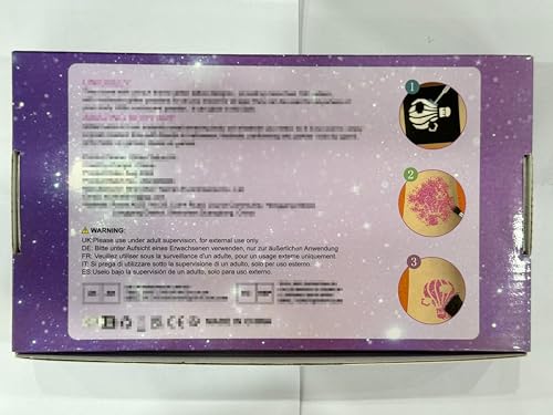 Glitter Tattoos for Kids, Girls Temporary Tattoo Kit, 41 Colours Glitter 215 Rhinestones 204 Stencils 3 Glue 5 Brushes Waterproof Tattoos, Festival Body Make Up for Girls & Adults, Birthday, Party