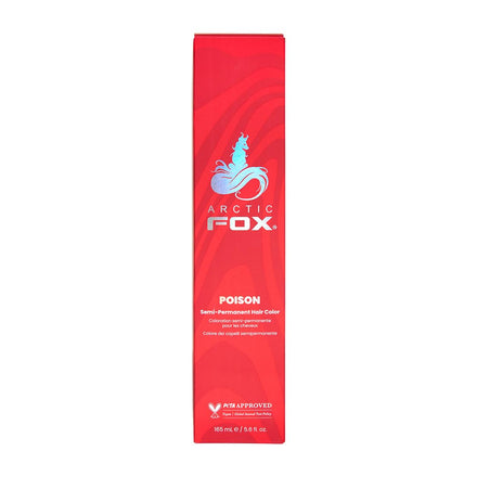 ARCTIC FOX 100% Vegan & Cruelty Free Vibrant Semi Permanent Hair Colour Dye - Poison 165 ml e