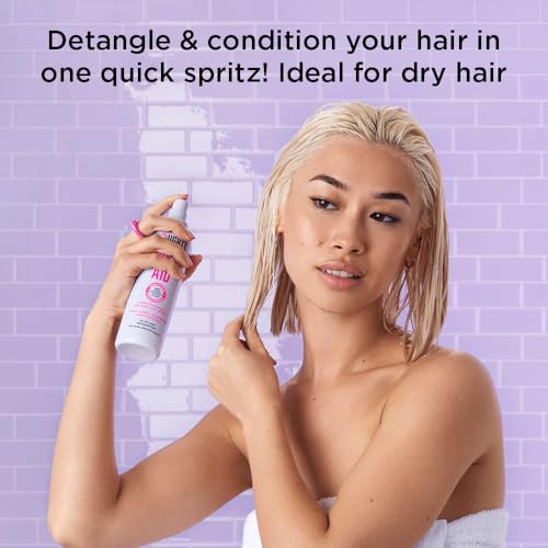 Noughty 97% Natural Thirst Aid Conditioning and Detangling Spray, Leave In Hair Detangler Treatment for Dry and Damaged Hair, with Sweet Almond Oil, Sulphate Free Vegan Haircare 200ml