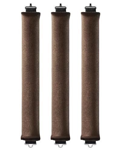 Overnight Heatless Rods Curls Blowout - 4 Pcs Hair Curlers to Sleep In, Velvet Hair Rollers with Satin Hair Scarf