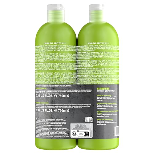 TIGI Bed Head Urban Antidotes Re-Energize Shampoo 25.36 oz (Pack of 2)